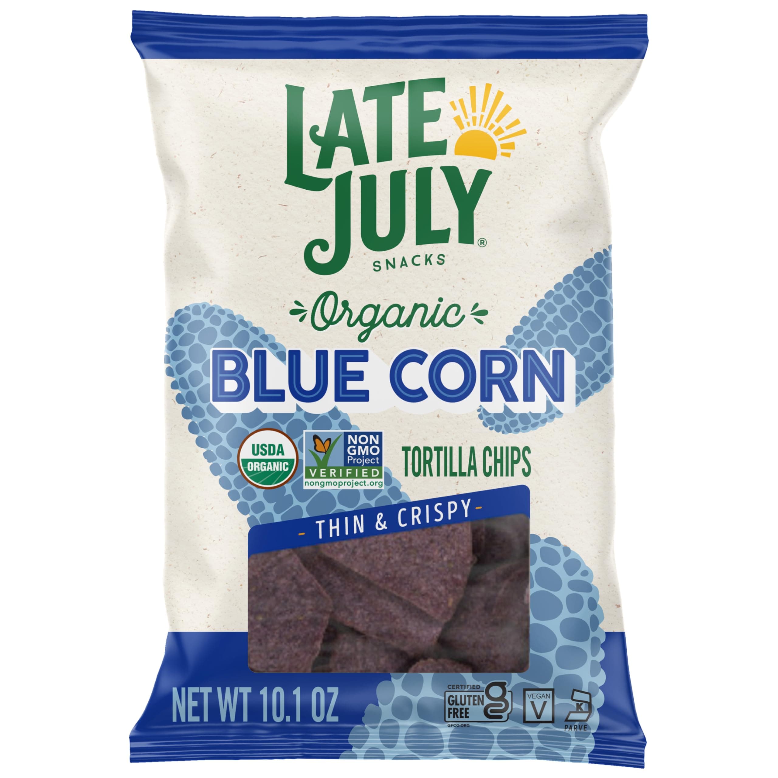 Blue Corn Organic Tortilla Chips, 10.1 Oz Bag