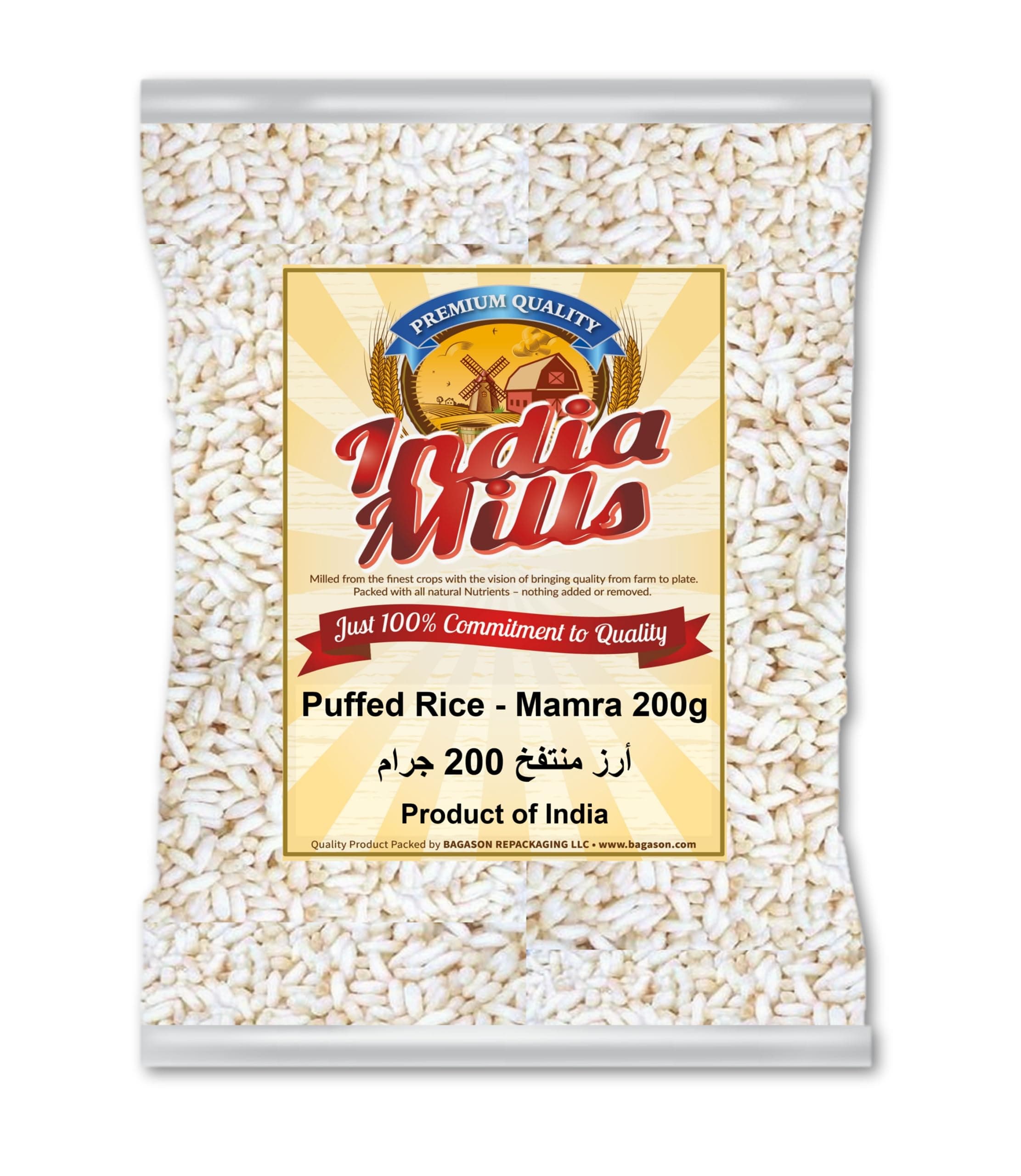 INDIA MILLS Puffed Rice, 200 gm