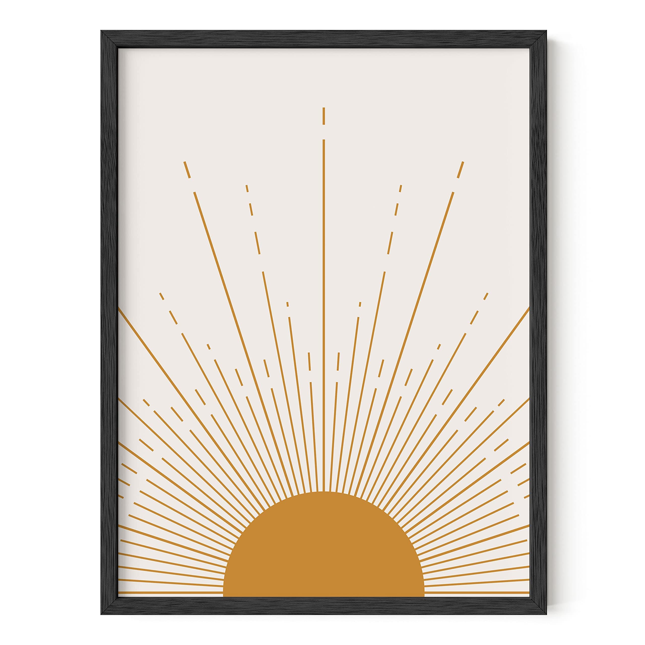 Minimalist Wall Art - Mid Century Modern Decor, Boho Prints, Contemporary Wall Art, Unframed 12x16