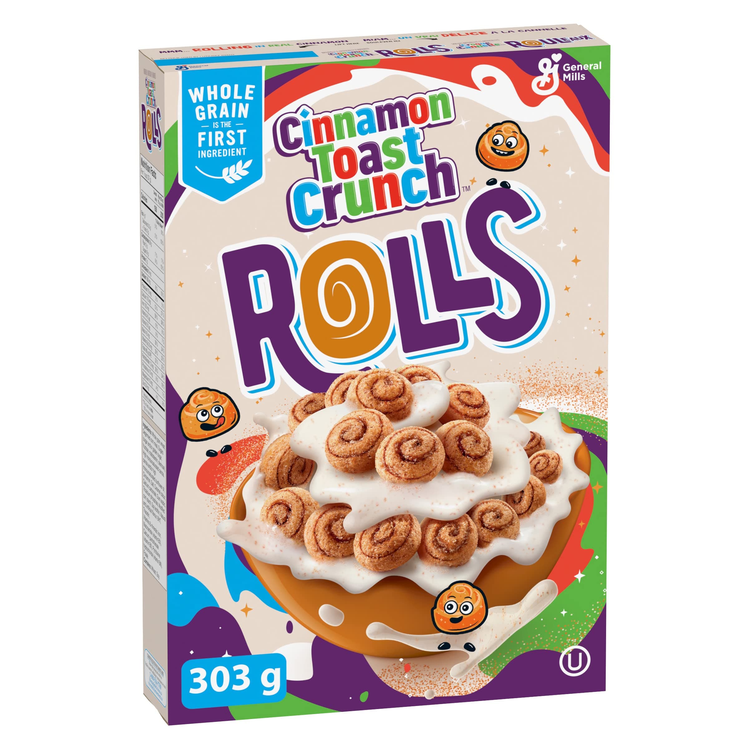 General Mills Cinnamon Toast Crunch Rolls Cereal 303g
