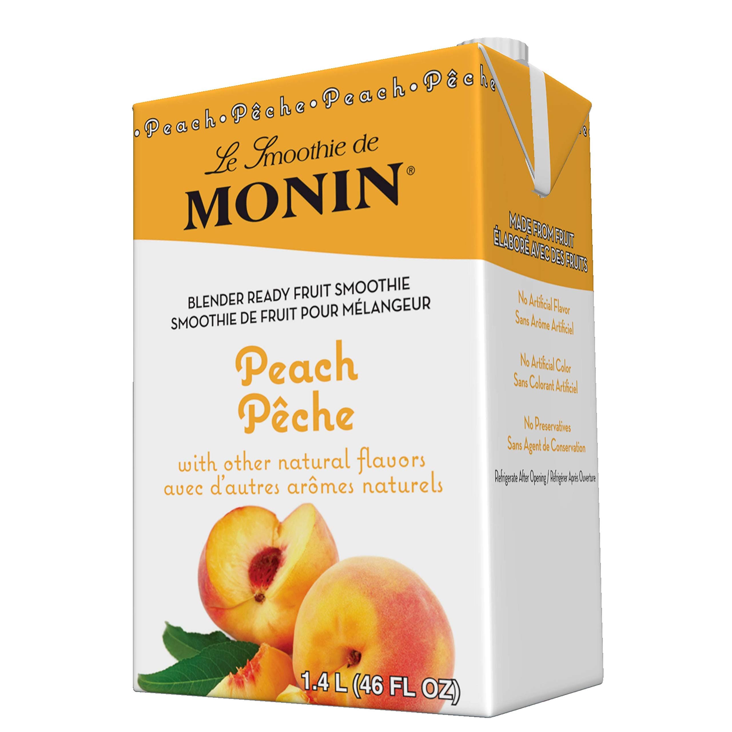 Peach Smoothie Mix 46 Fl Oz by Monin