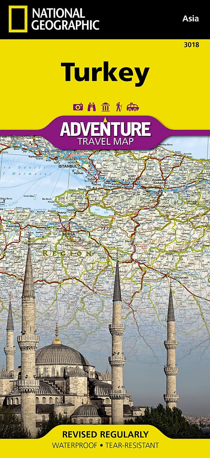 National Geographic Turkey Map (National Geographic Adventure Map) Map – Folded Map, January 1, 2012