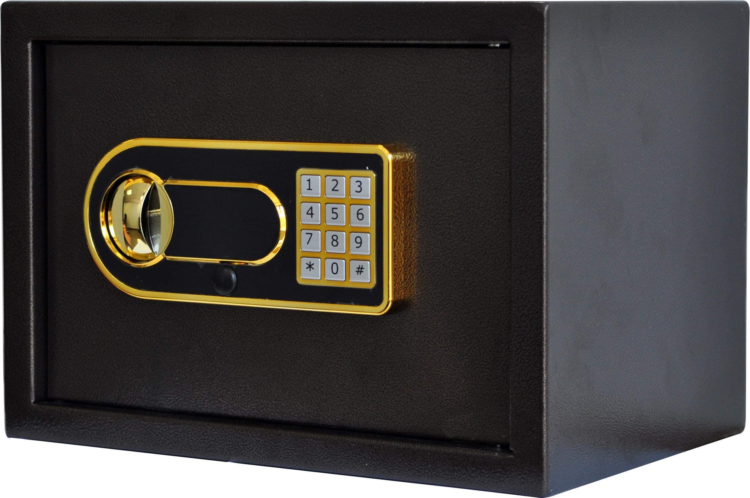 SQC Safe made of Solid Steel Digital Electronic Safe with Keypad and Laser Cut Emergency Keys With External Battery Backup