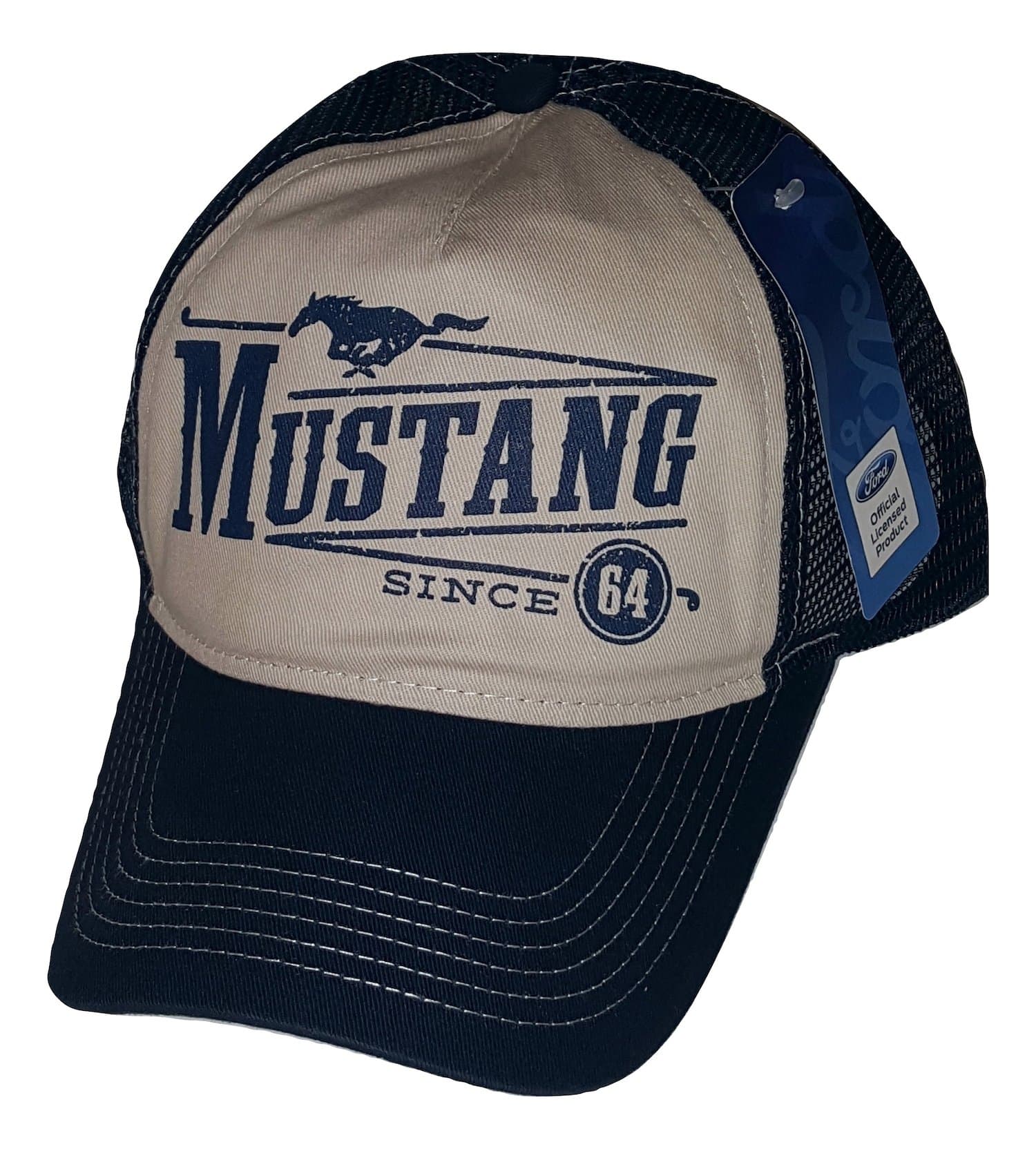 Ford Mustang Since 64 Retro Mesh Trucker Snapback