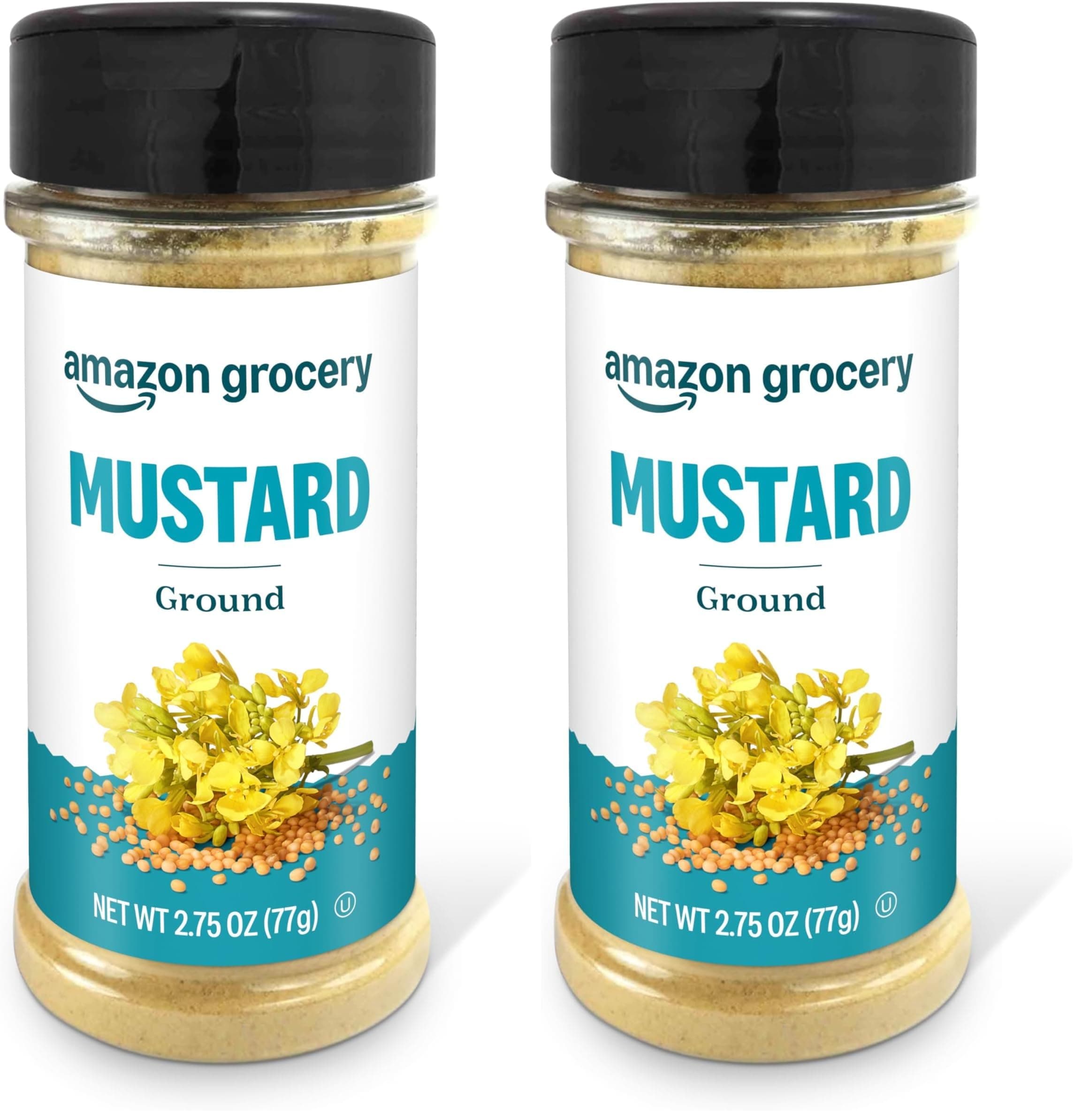 Amazon Grocery, Ground Mustard, 2.75 Oz, Pack of 2 (Previously Happy Belly, Packaging May Vary)