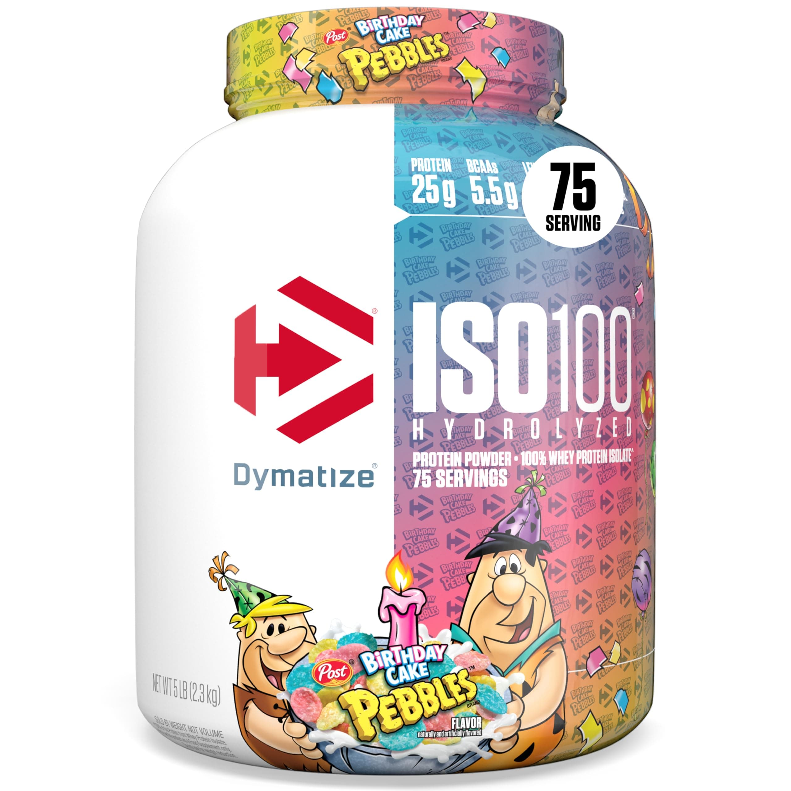 ISO 100 0 Carb Whey Birthday Cake, 5 lb
