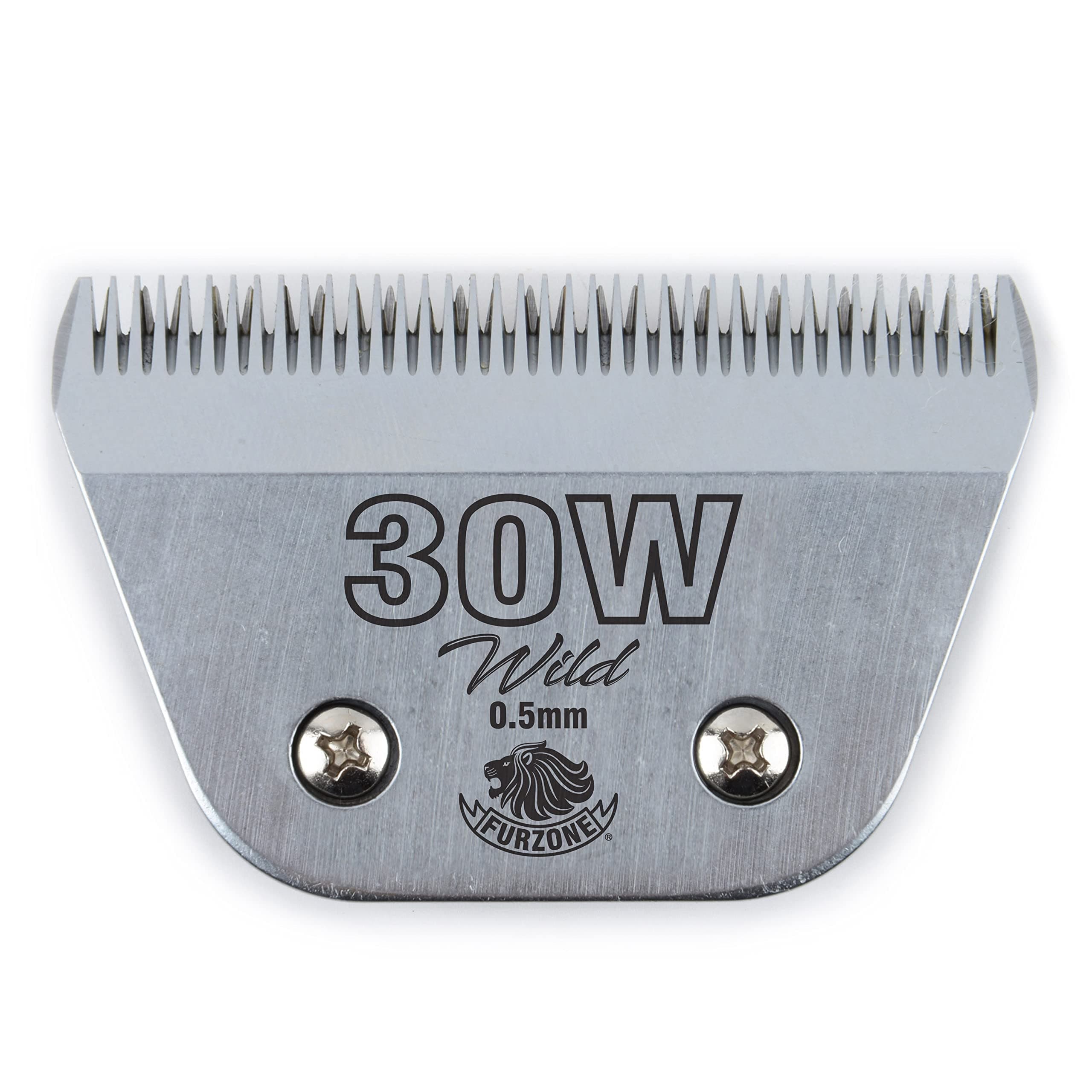 Detachable Blade - Size 30W Wide Blade 1/50", Made of Extra Durable Japanese Steel, Compatible with Most Andis, Oster, Wahl A5 Clippers