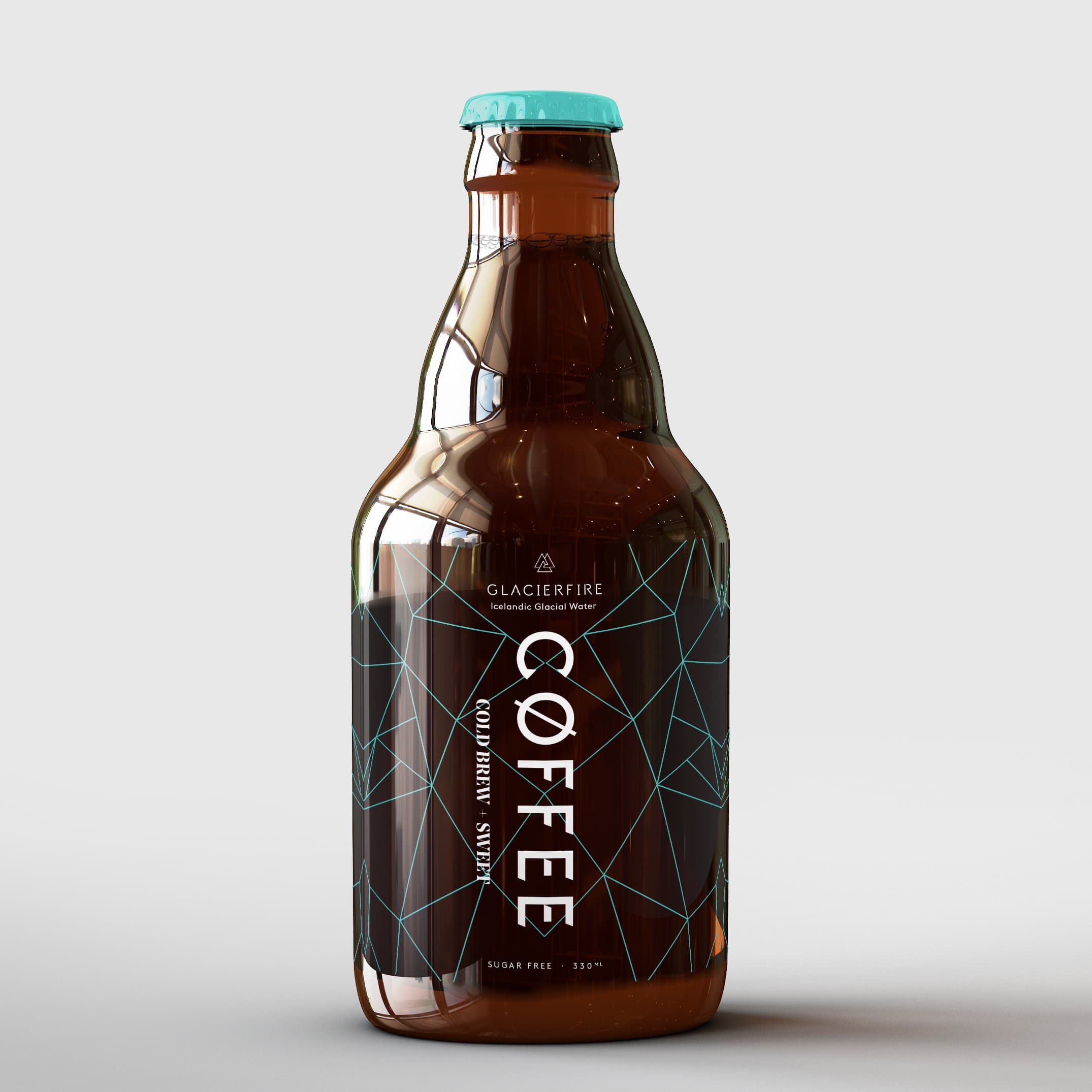 GlacierFire - Icelandic Cold Brew Coffee + Sweet - 330ml