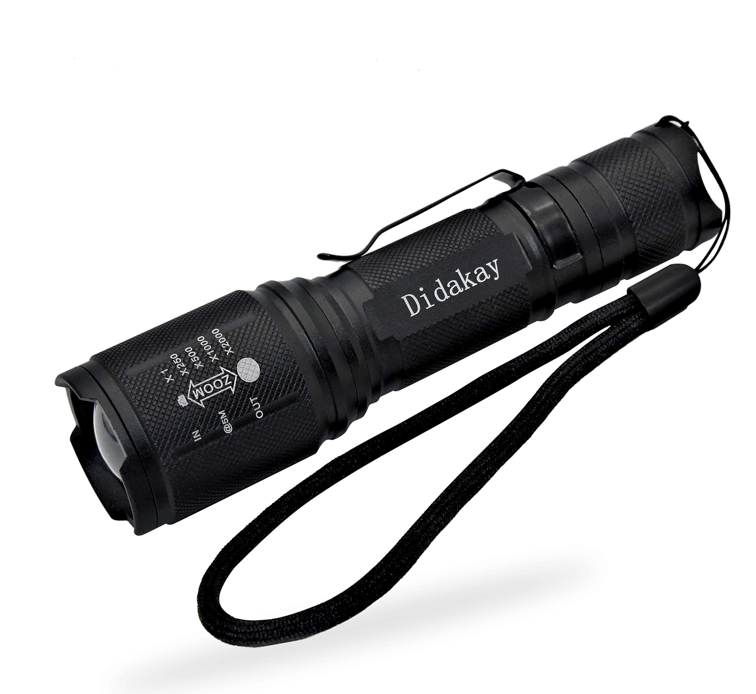 3000 High Lumen Flashlight LED Tactical Ultra Bright - L2 BULB Zoomable 5 Modes w/Adj Focus Lifetime GUARANTEE and w/ 2 Free e-books