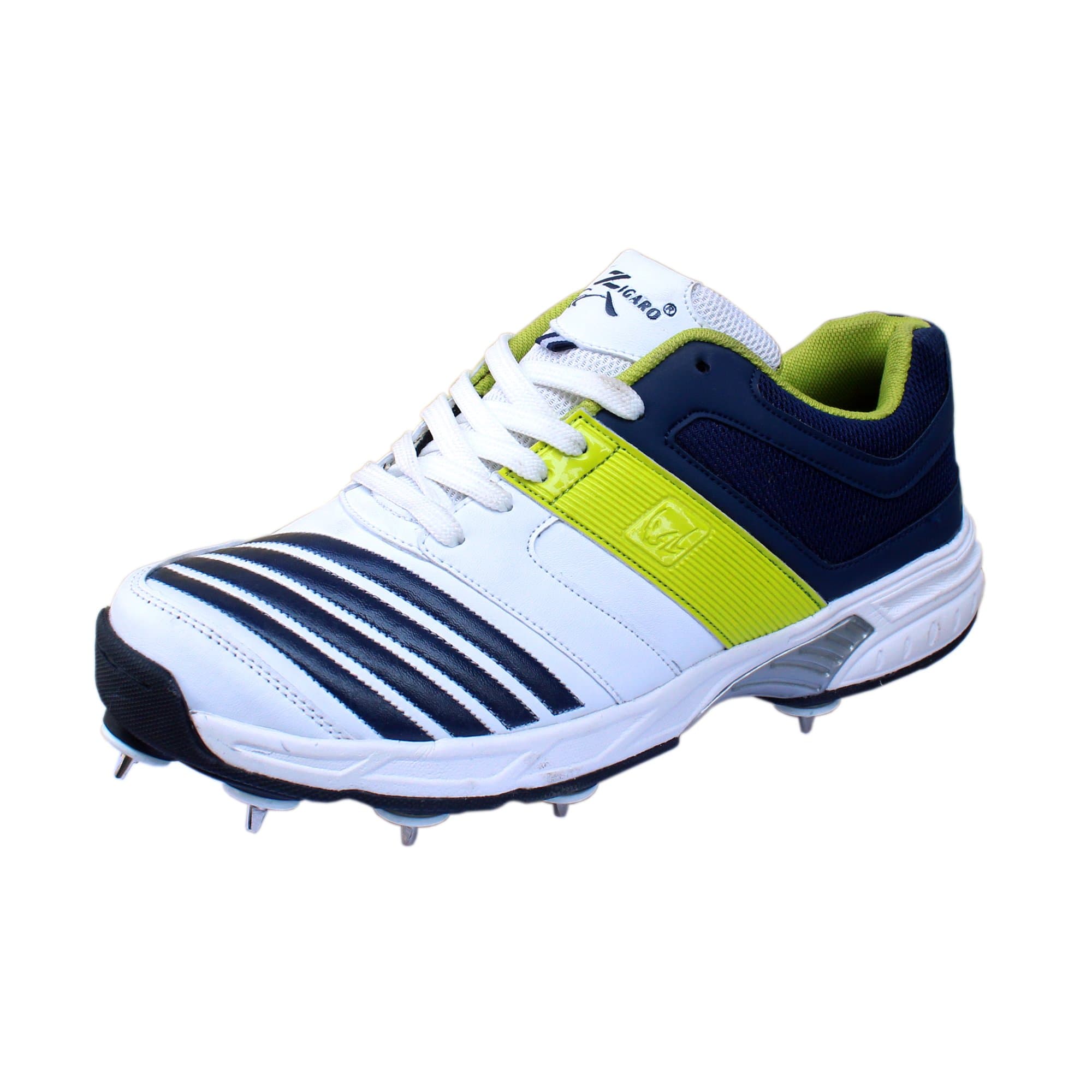 ZIGARO Z 20 Men's Rubber Cricket Shoe, Grey