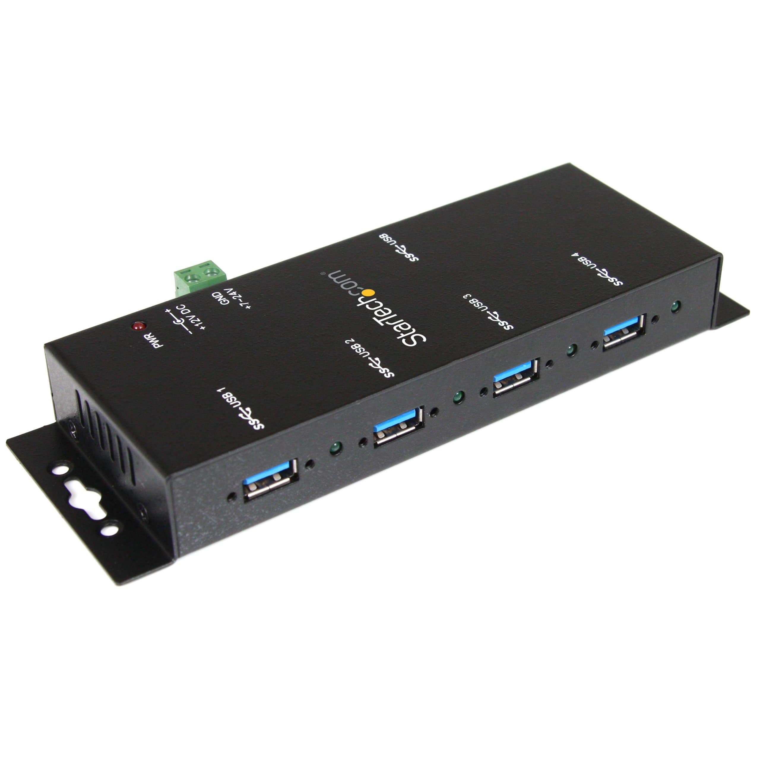 4-Port Industrial USB 3.0 Hub with ESD Protection