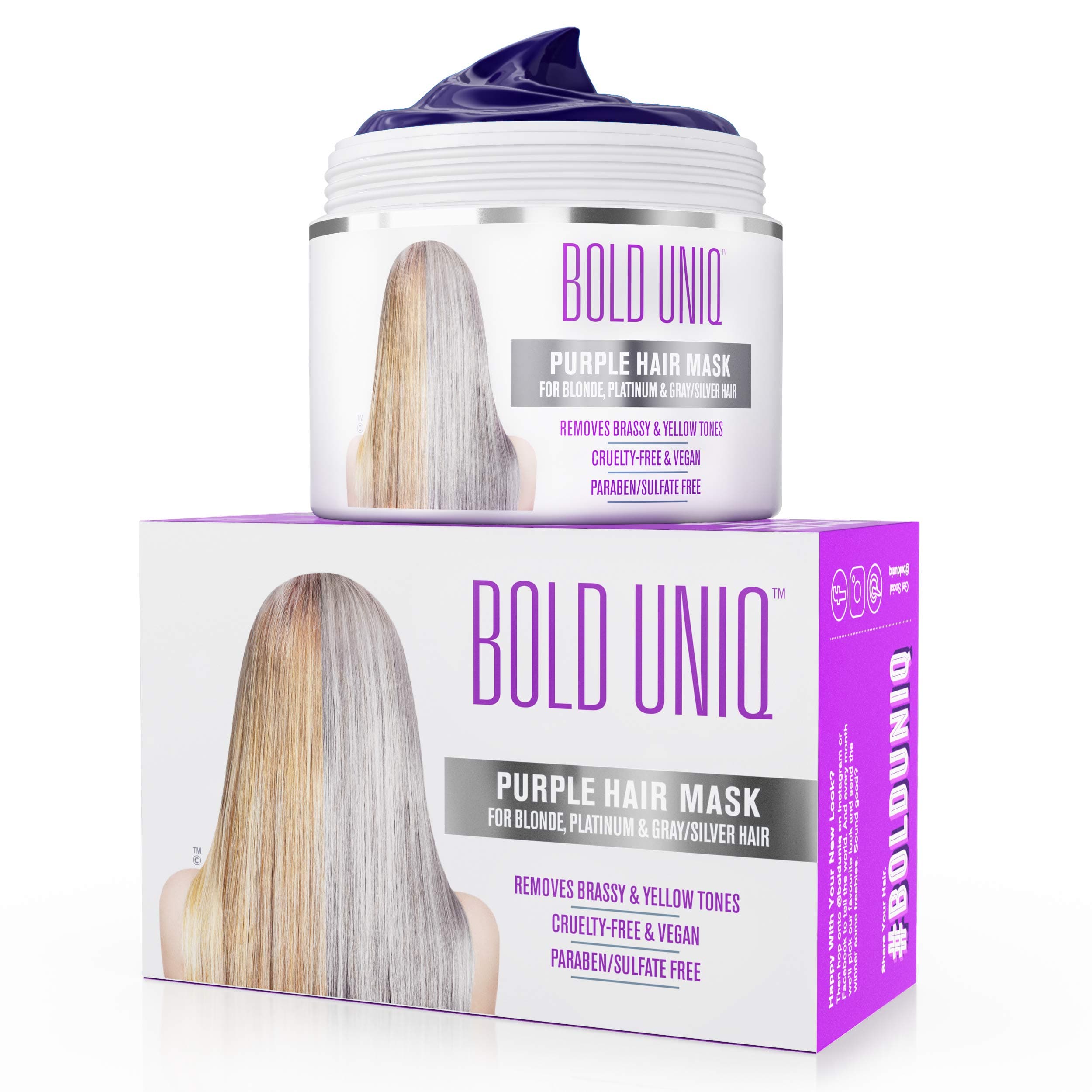 BoldUniq Purple Hair Mask