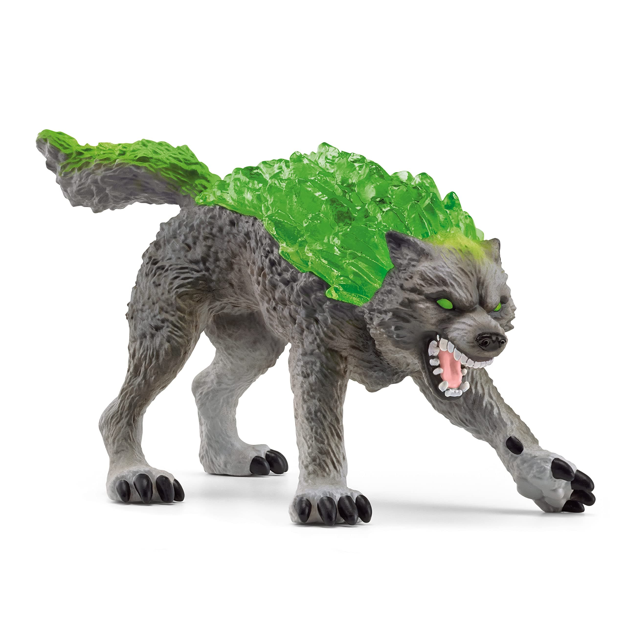 SCHLEICH Eldrador 70153 Granite Wolf - Realistic Fantasy Ferocious Eldrador Creatures Action Figure - Detailed Mythical Creature Wolf Figure - Play Time Imagination Gift for Boys Girls, Kids Ages 7+