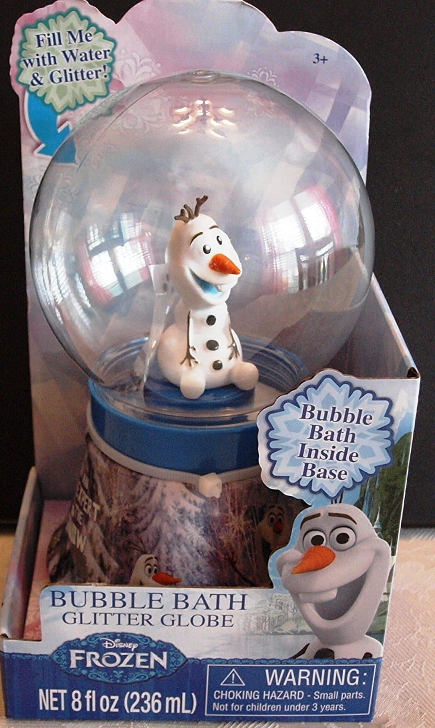 Bubble Bath Glitter Globe (Disney Frozen Anna Elsa Olaf)