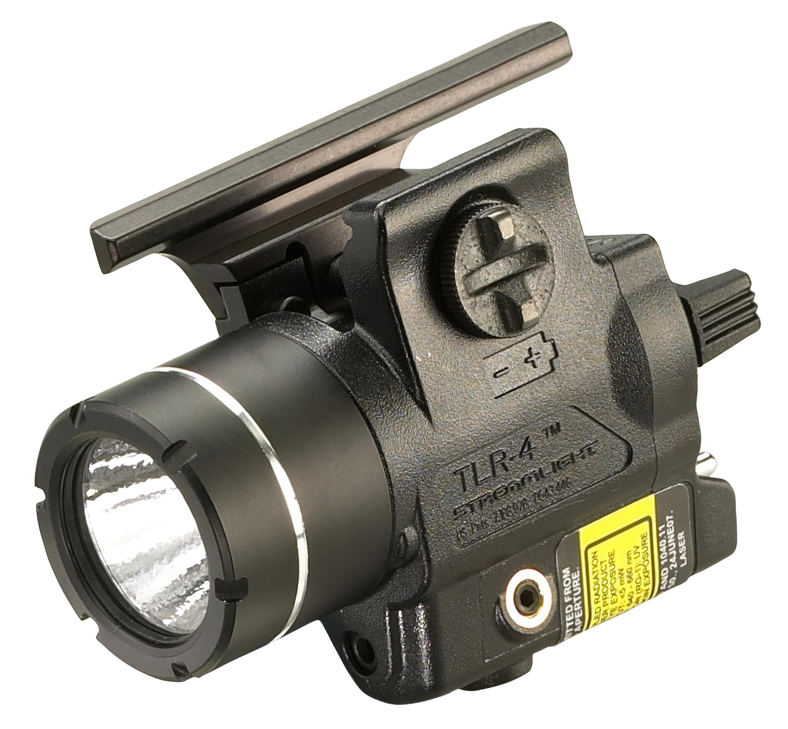 Streamlight 69242 TLR-4 170-Lumen Compact Rail-Mounted Tactical Weapon Light with Integrated Red Aiming Laser for H&K USP Full-Size, Black