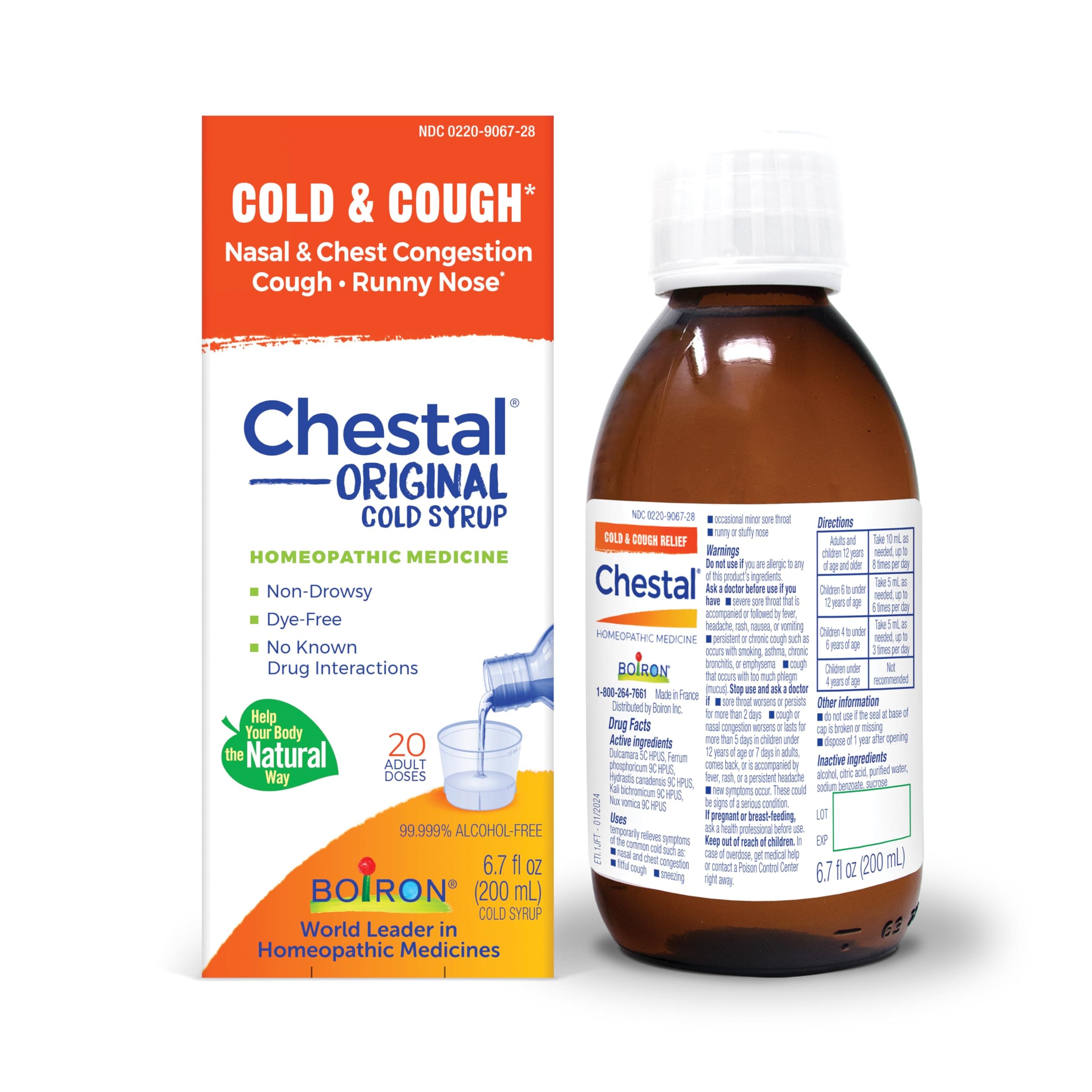 Adult's Chestal Cold & Cough Syrup (6.7floz)