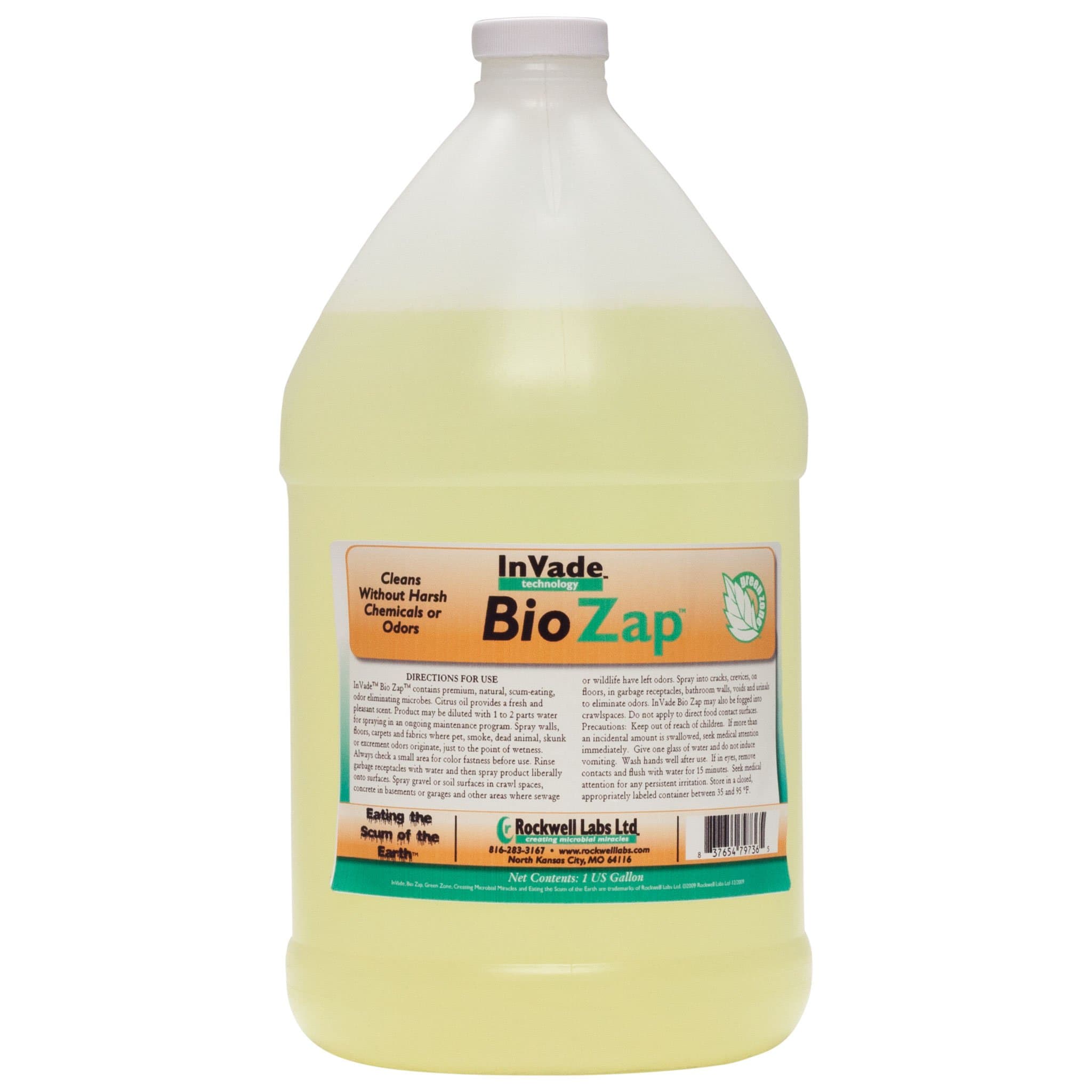 InVade Bio Zap Odor Eliminator1 Gallon