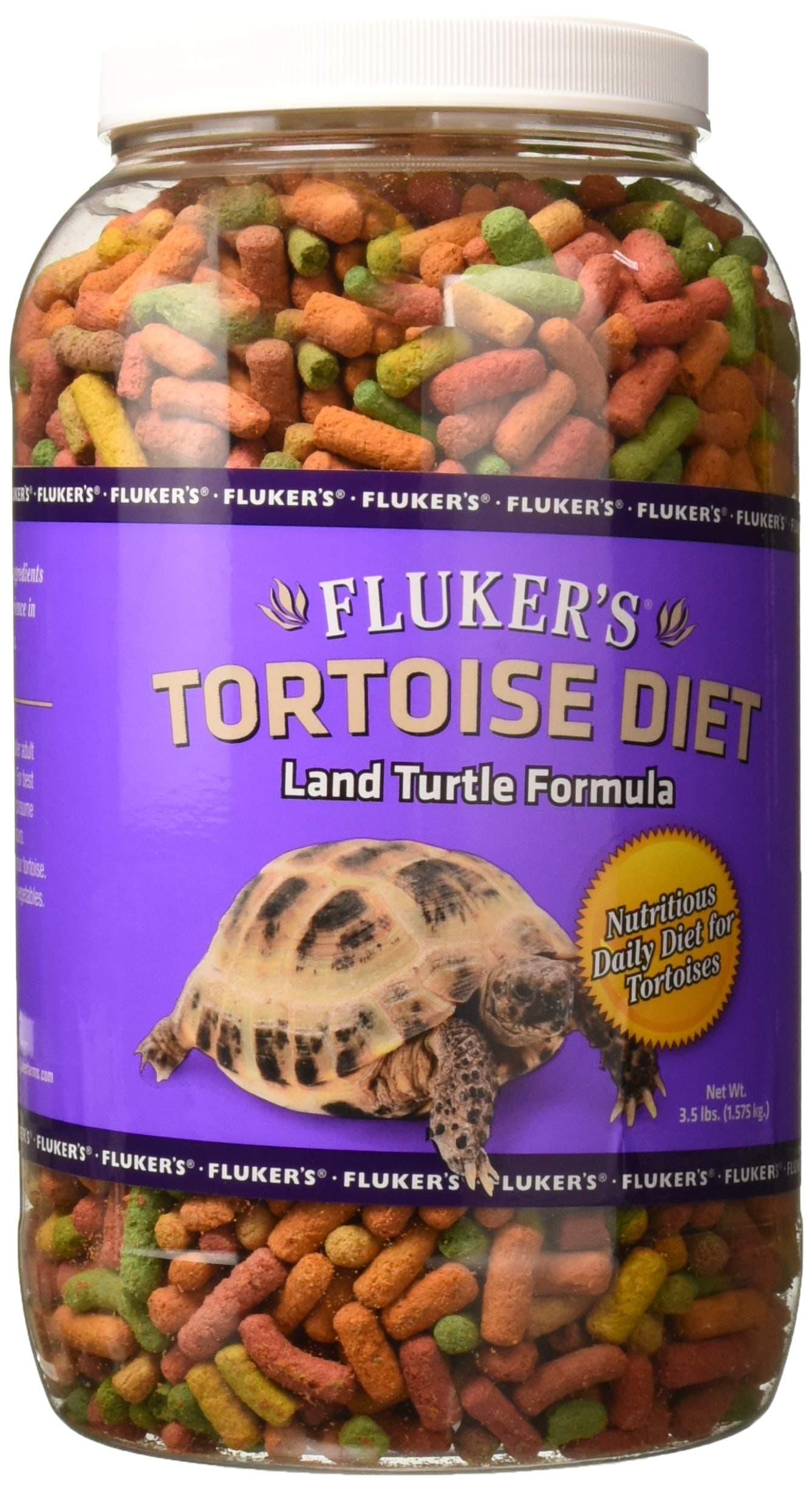 Flukers 1 Piece Tortoise Diet Large Pellet, 3.25 lb