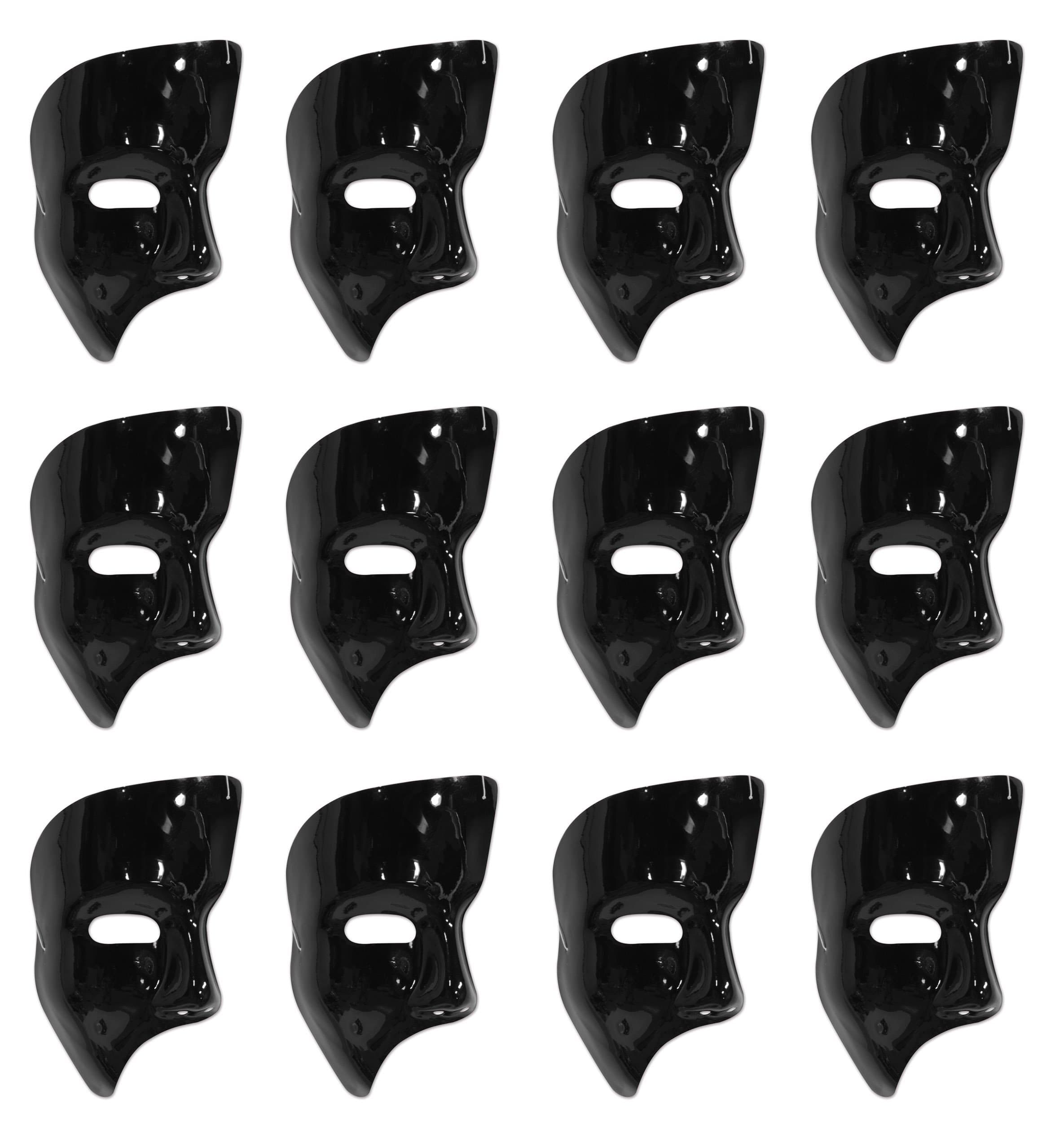 BeistleS60820-BKAZ12 Black Phantom Masks, Plastic