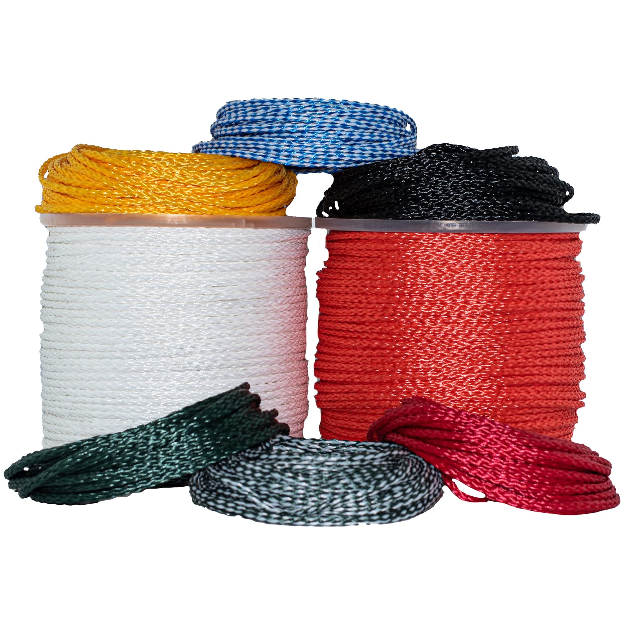 Hollow Braid Polypropylene Rope (1/4 inch) - SGT KNOTS - Barrier Rope - Hydrophobic - Moisture & Chemical Resistant - Golf Courses, Trail Marking, Crowd Control (50 feet - Orange)