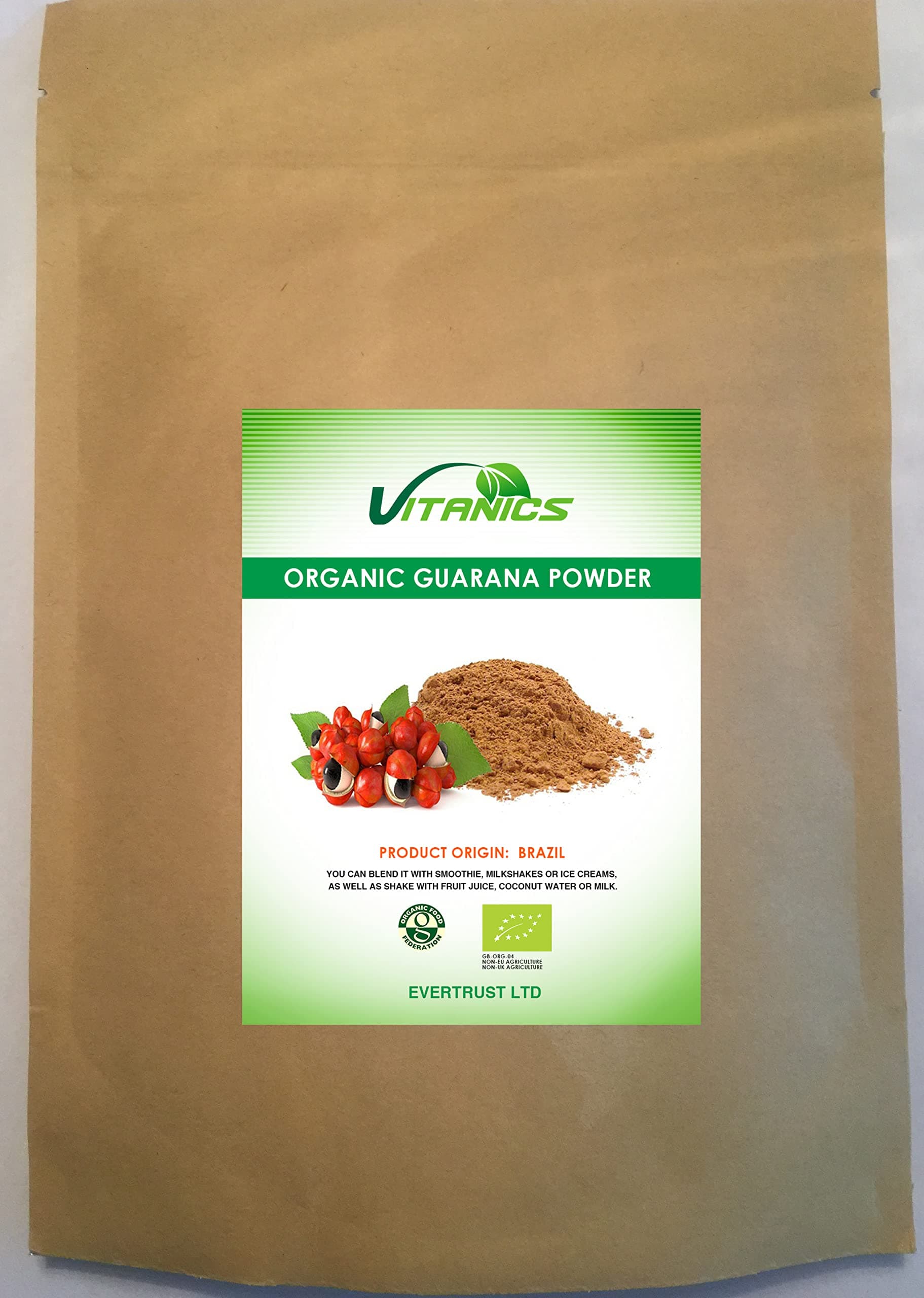 Organic Guarana Powder (100g)