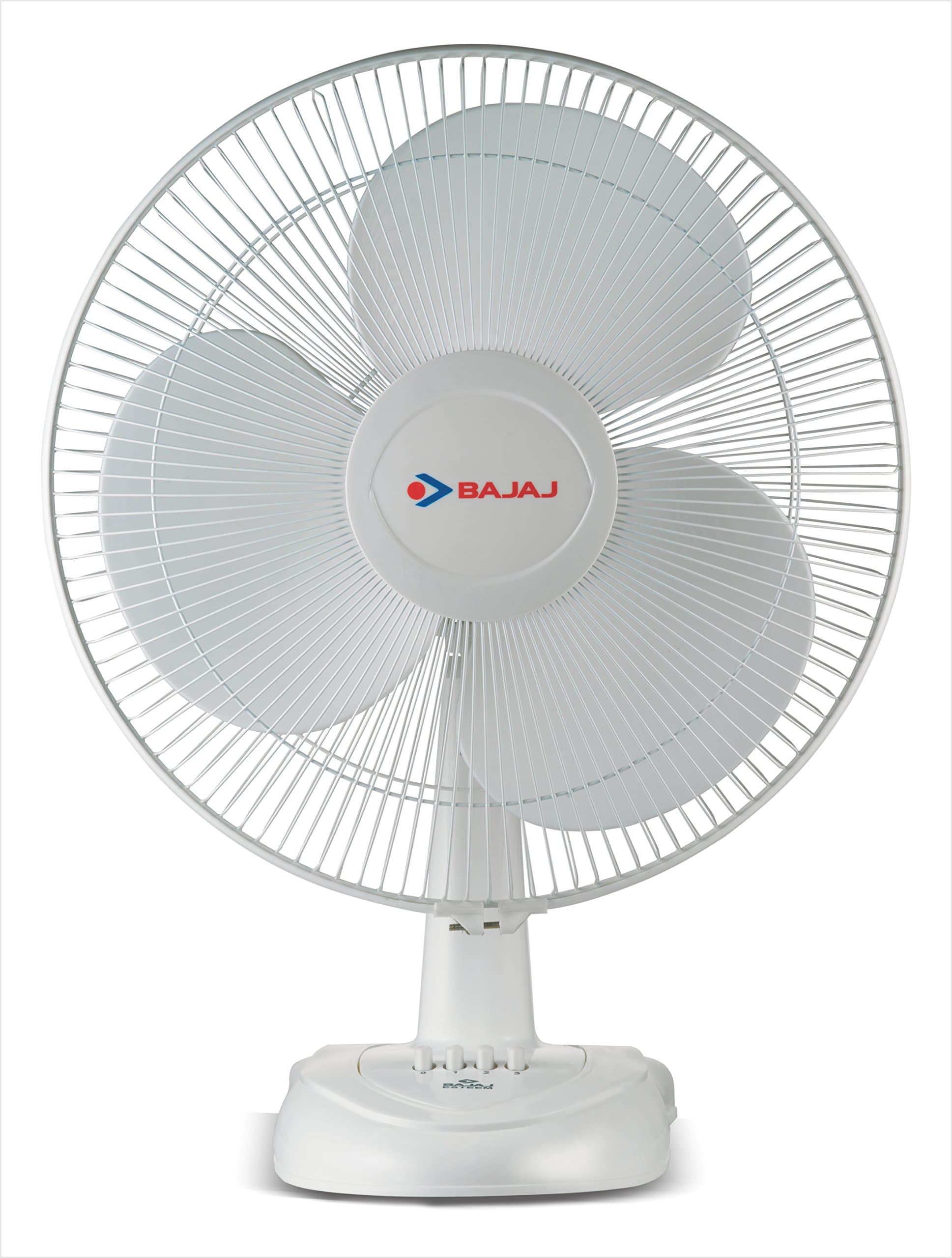 Bajaj Esteem 400 MM Table Fan For Home | Silent Operation | Full Copper Motor | Durable & Strong | Low Power Consumption | 1-Yr Warranty【White】