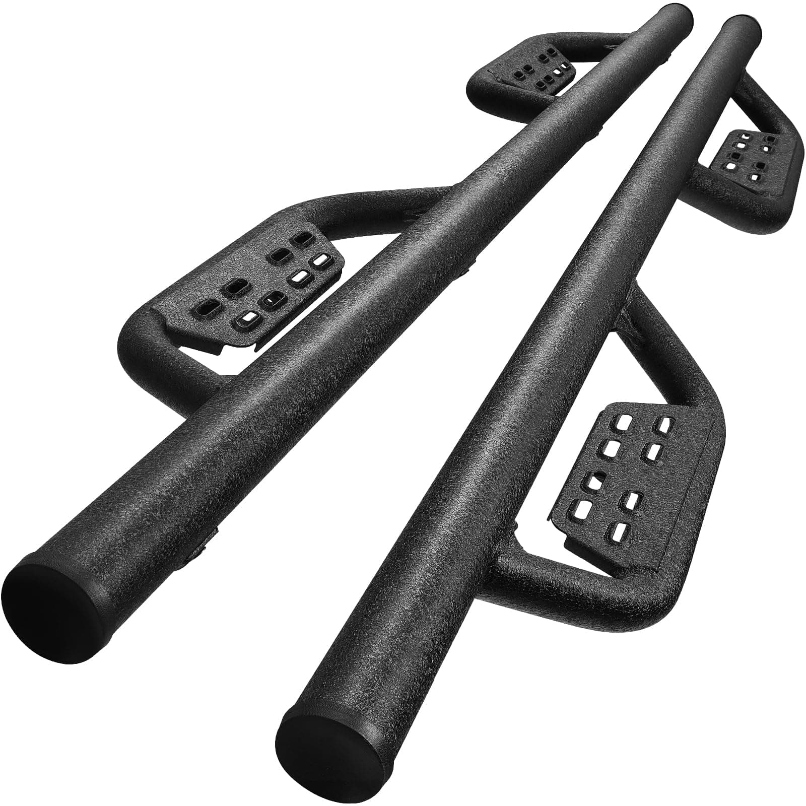 SMANOW Running Boards Step Bars Compatible with 2007-2014 Toyota FJ Cruiser SUV. Black Side Steps Step Bars Rock Sliders.Truck Running Boards Made with Carbon Steel.