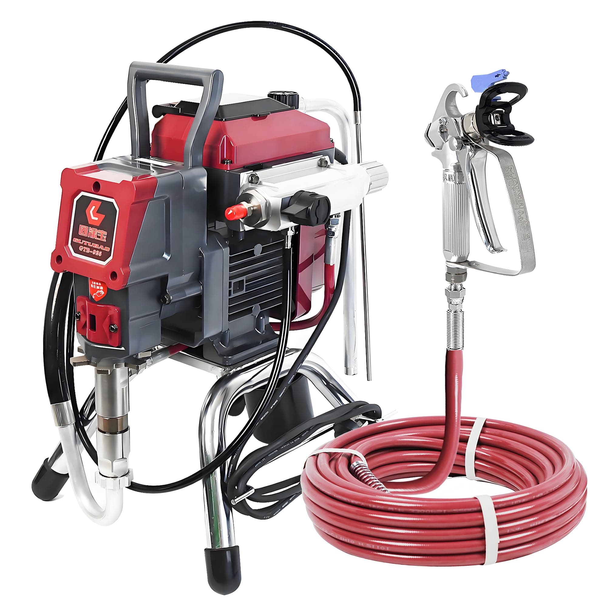 925 2000w High Pressure AIRLESS sprayer, High efficiency electric paint sprayer, 3000psi Vertical Paint sprayer with Accessories