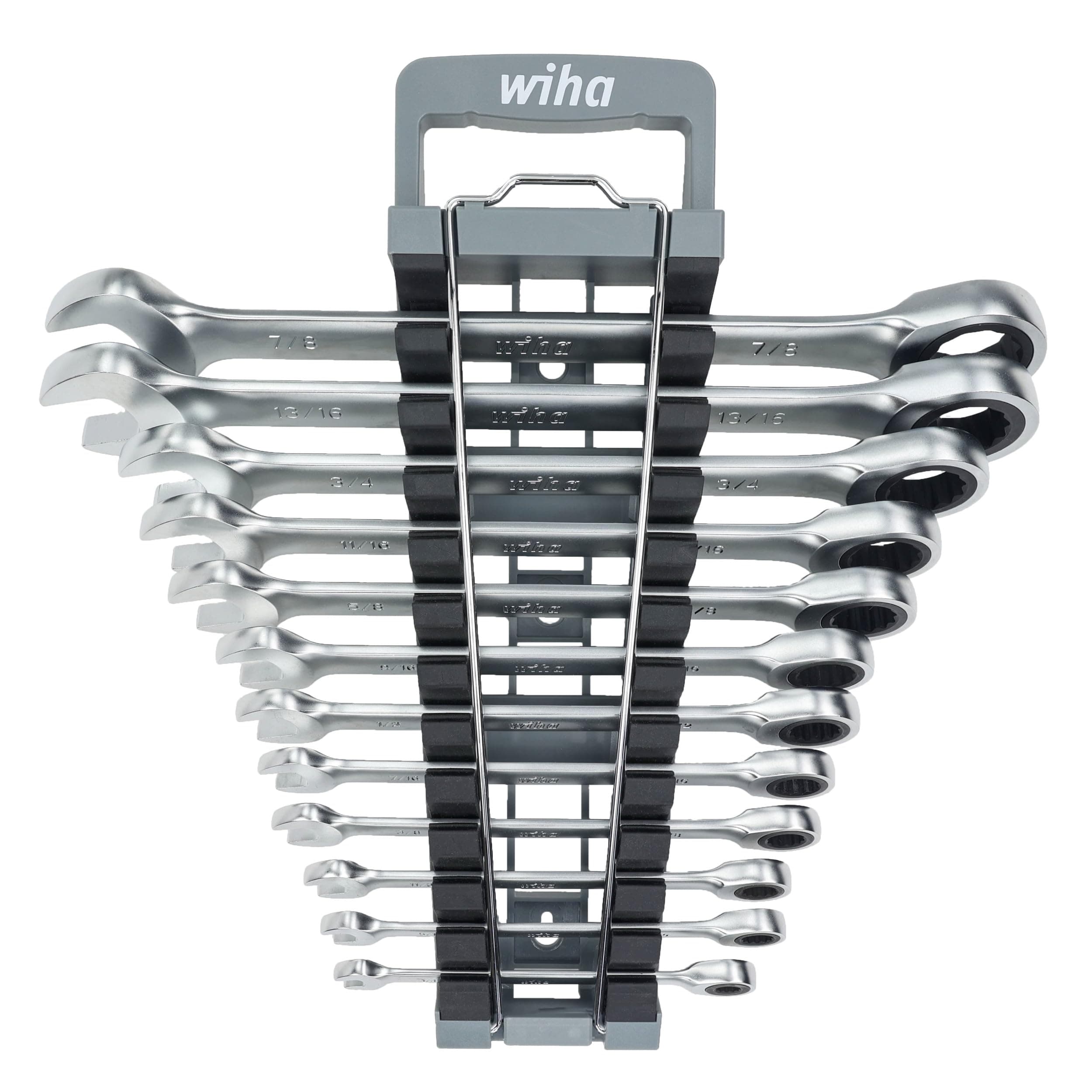 Wiha Combination Inch Ratchet Wrenches, 12 Piece