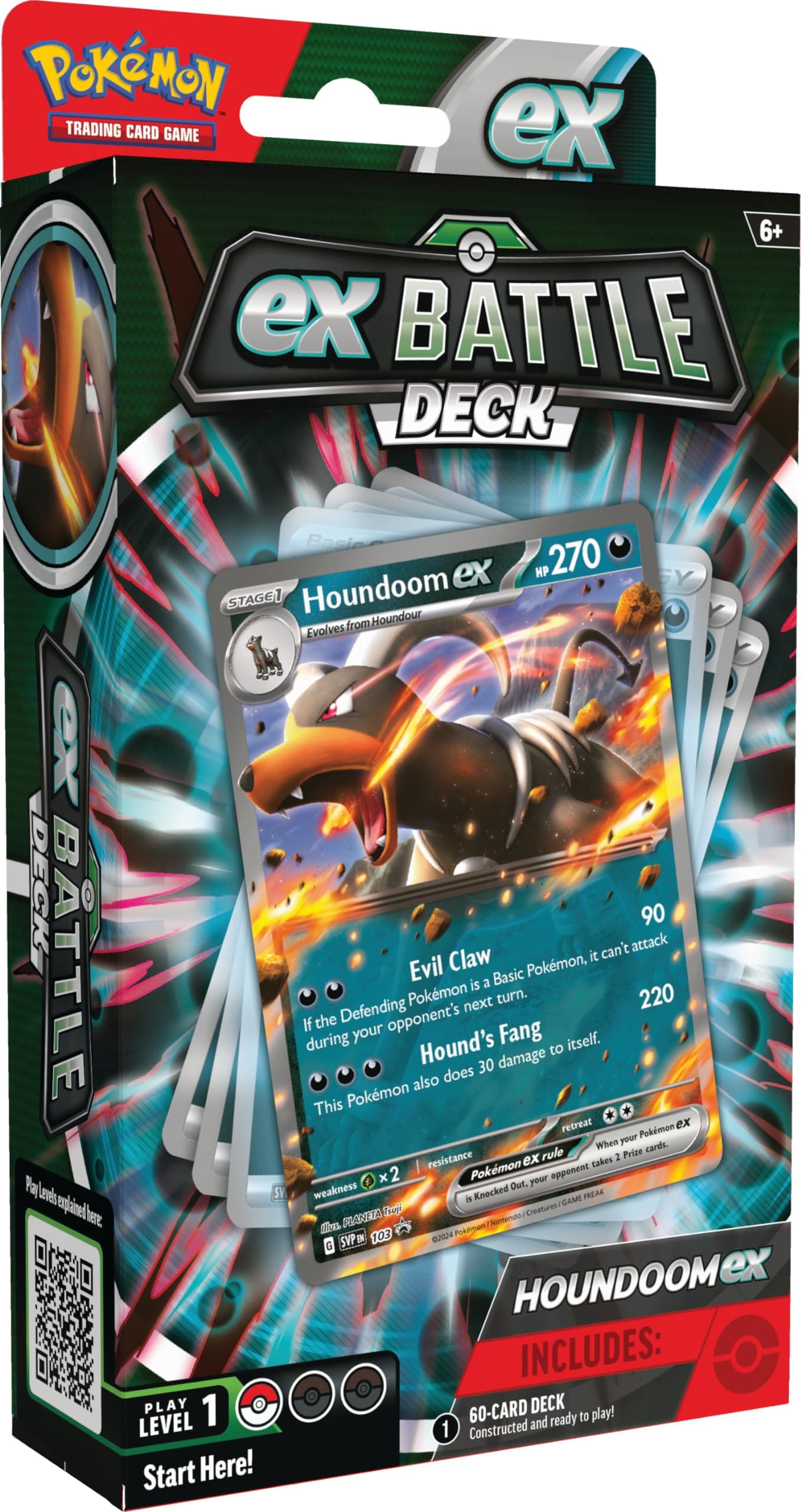 Pokemon TCG: Houndoom ex Battle Deck (Ready-to-Play 60-Card Deck)