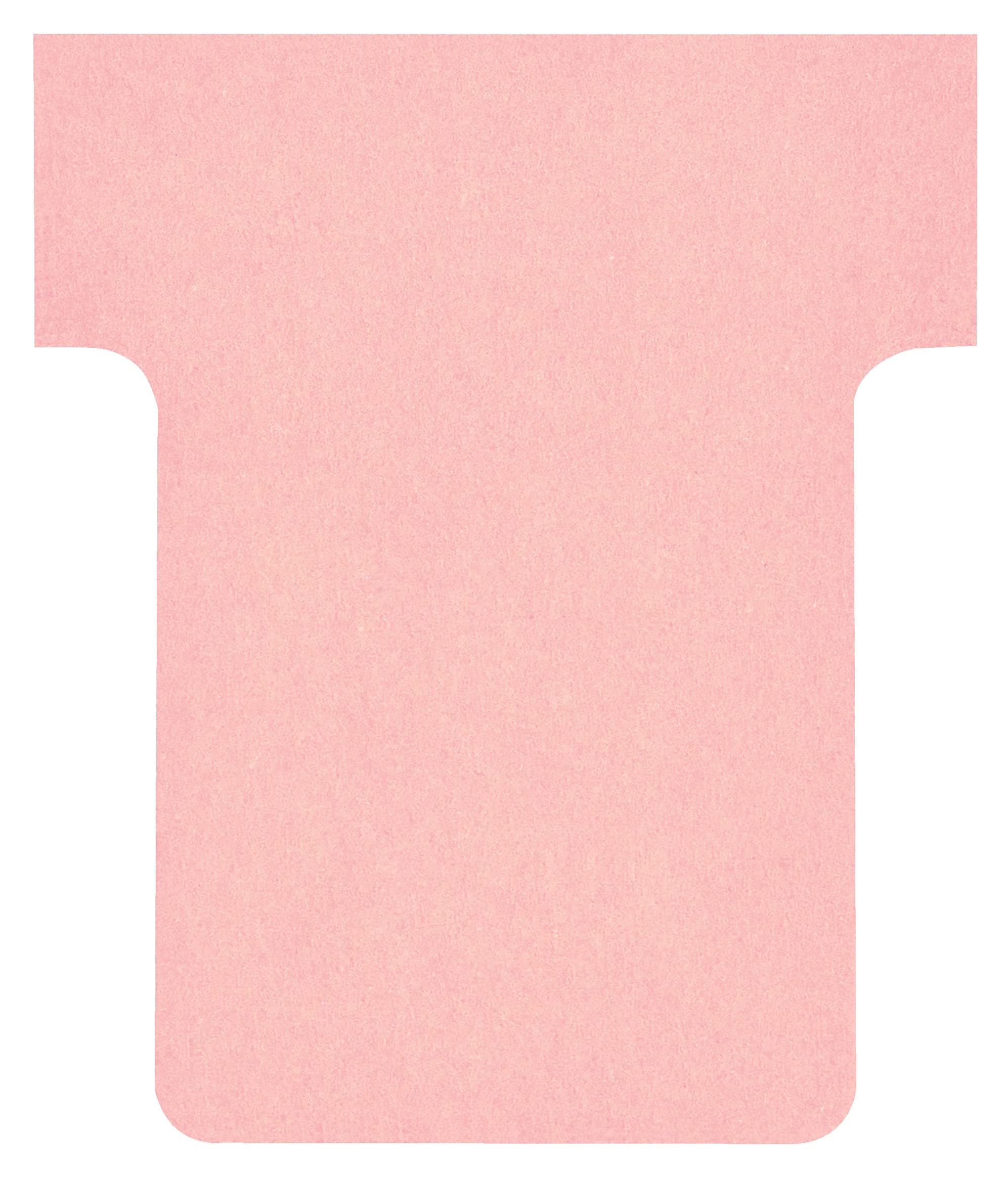Nobo Card Board Accessory T-Cards, Size 1.5, Pack of 100 Pink
