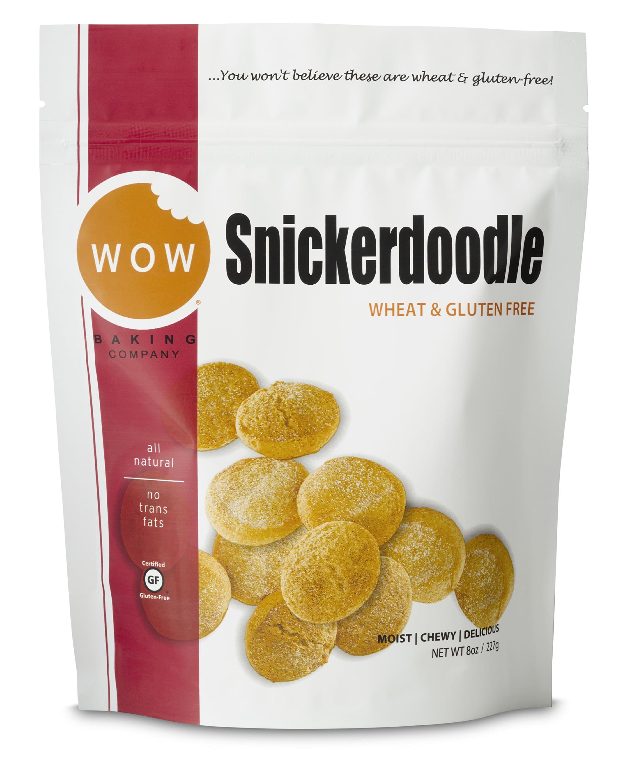 WOW Baking Company, Snickerdoodle, Gluten Free, 8 oz