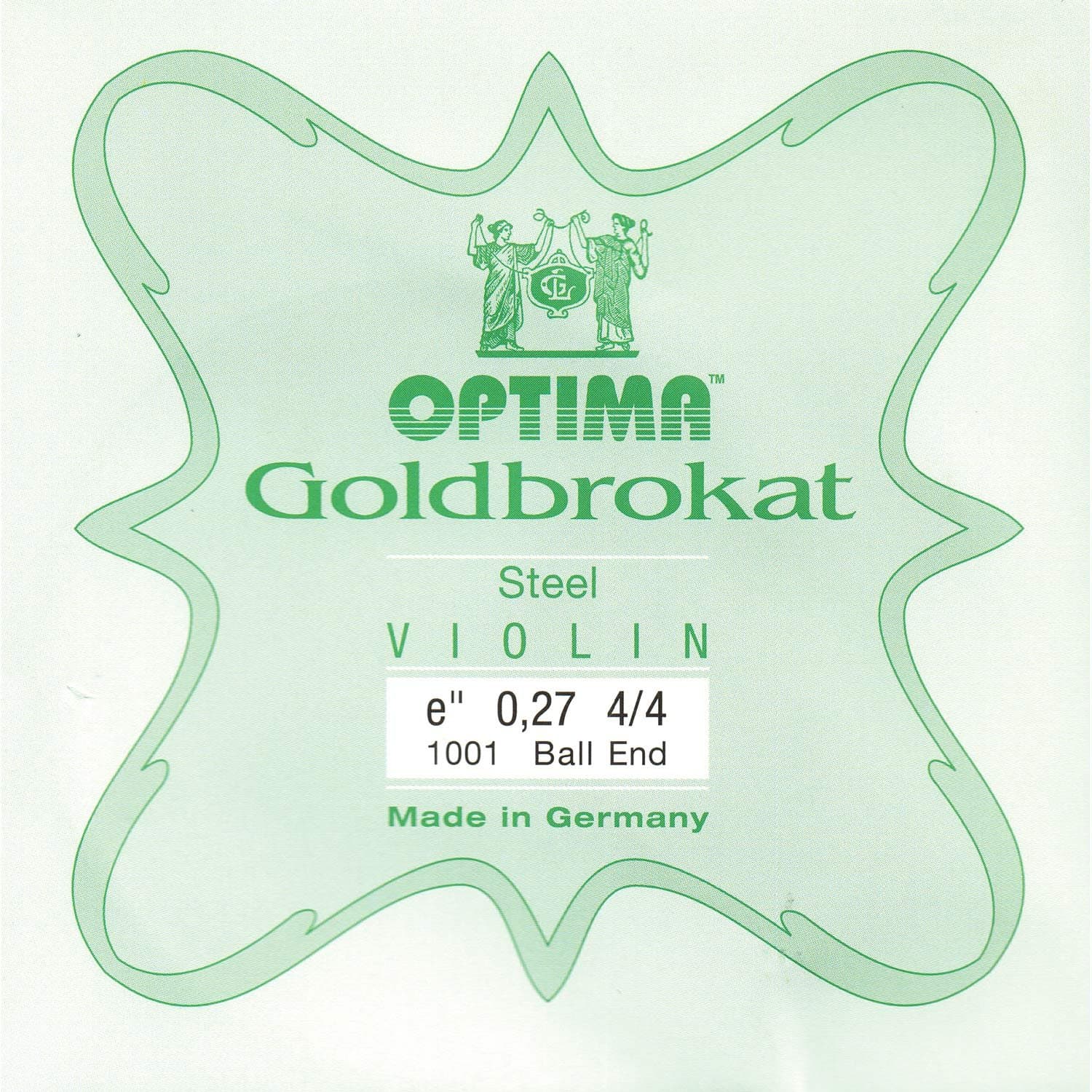 Lenzner Goldbrokat 4/4 Violin E String - Steel - #27(thick) Gauge - Ball End-L8