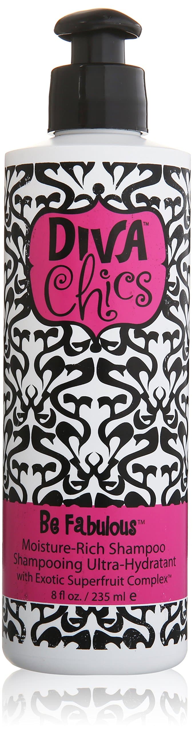 Diva Chics Be Fabulous Hair Shampoo, 8 Fluid Ounce