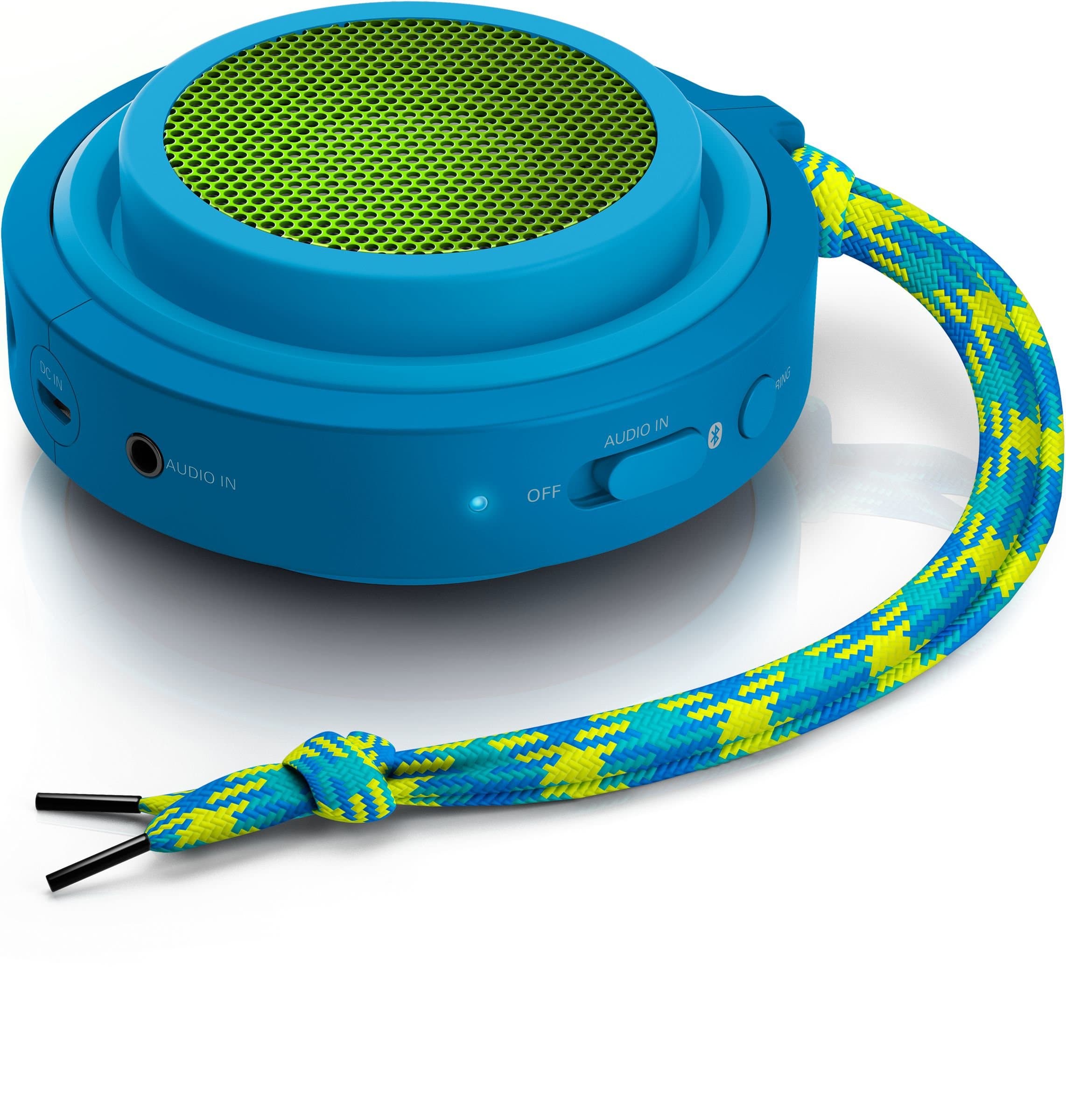 Philips FLEX BT2000A/37 Wireless Portable Bluetooth Speaker (Blue/Green)