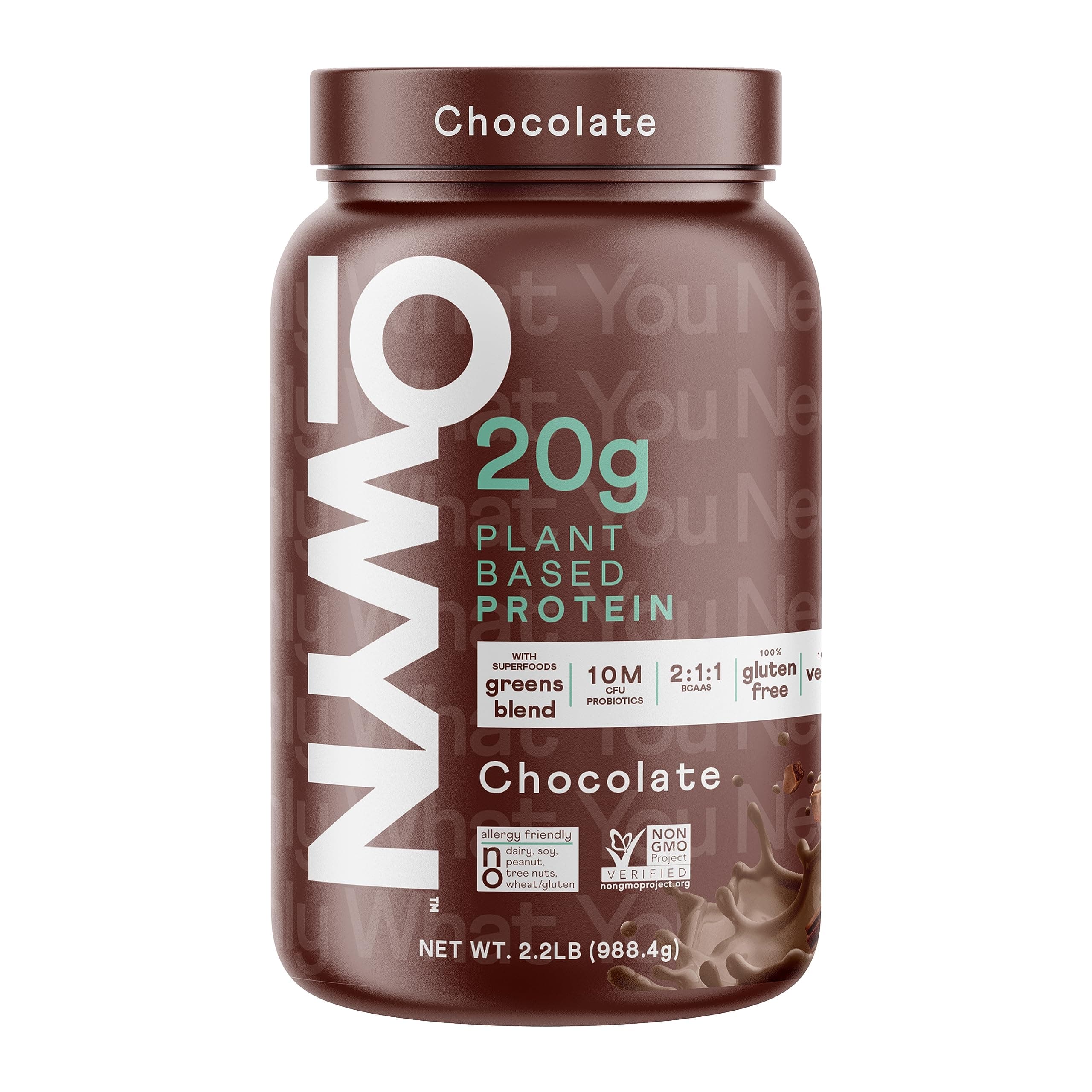 OWYN 100% Plant Protein Powder Dark Chocolate, 2.4 LBS (4.2 oz (1072.4 g), International Direct Delivery