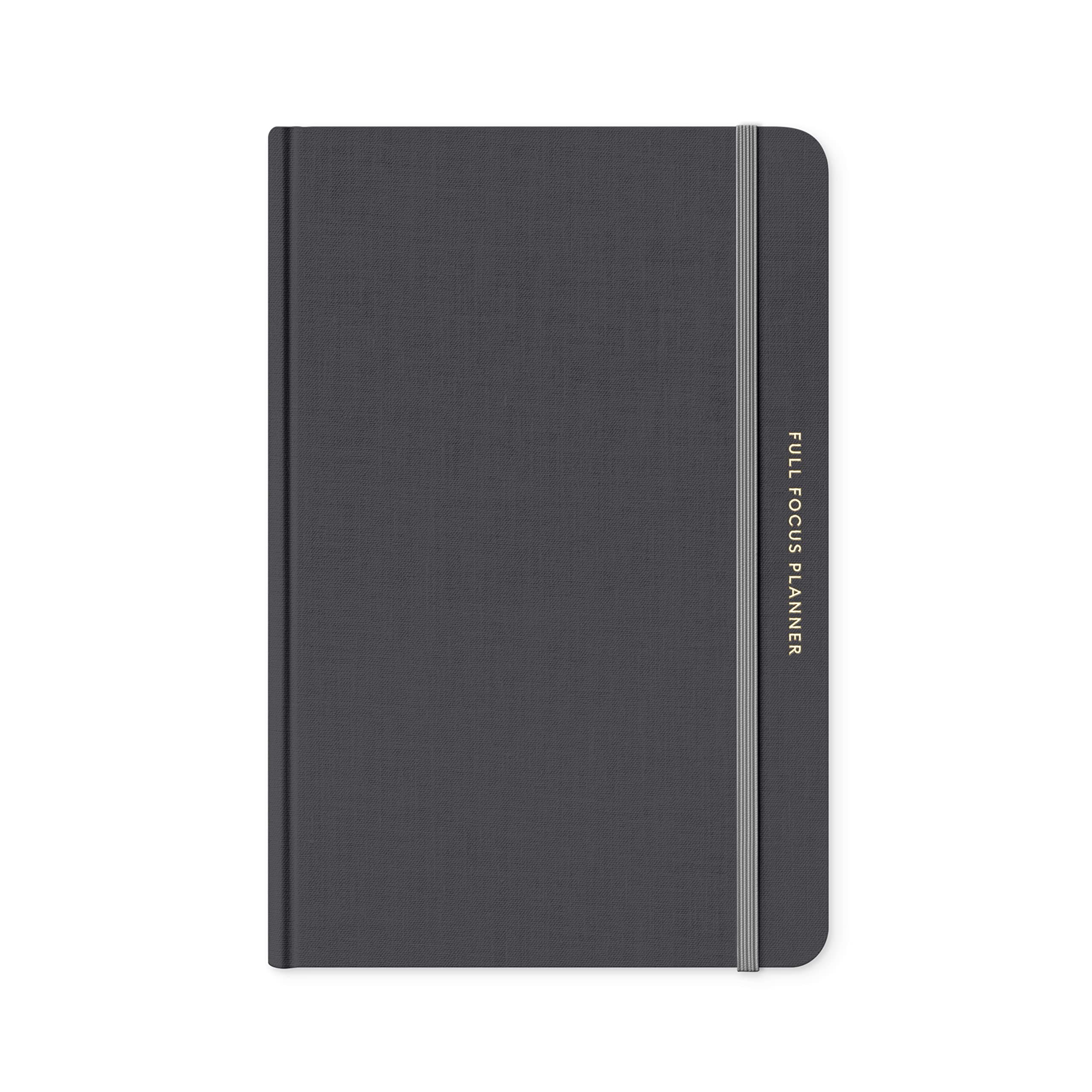 Michael Hyatt Full Focus Grey Linen Planner - #1 Daily Planner to Increase Focus, Eliminate Overwhelm and Achieve Your Maximum Goals - Hardcover
