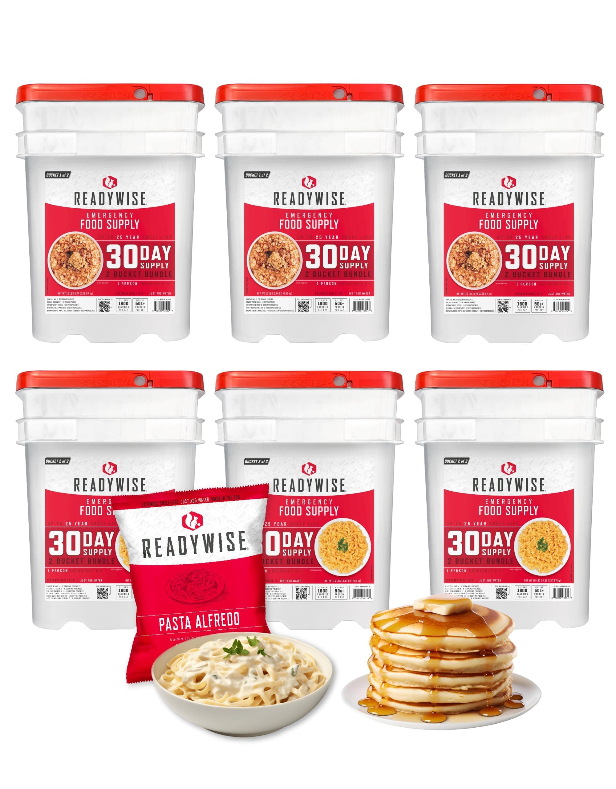 ReadyWise 3 Month Supply (6 Buckets)