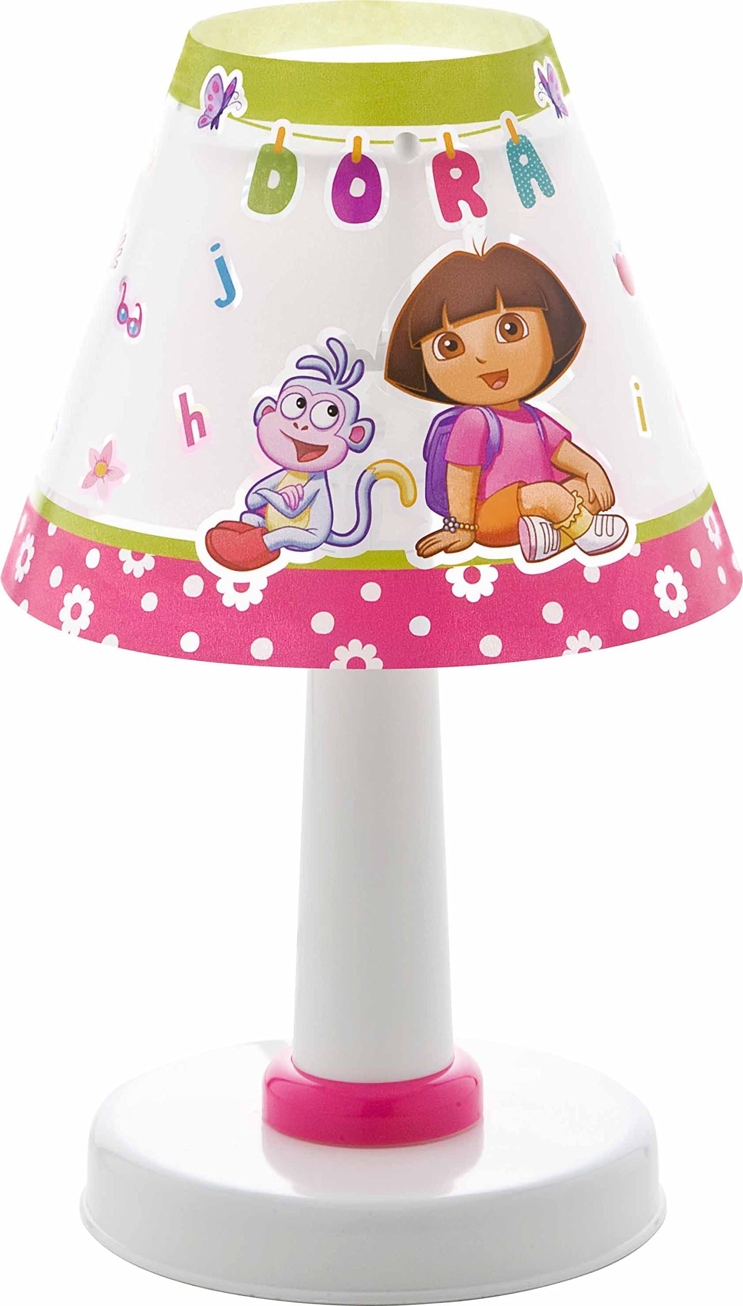 Vamos 21321 Dora The Explorer LED Bedside Lamp (16 x 16 x 26cm)