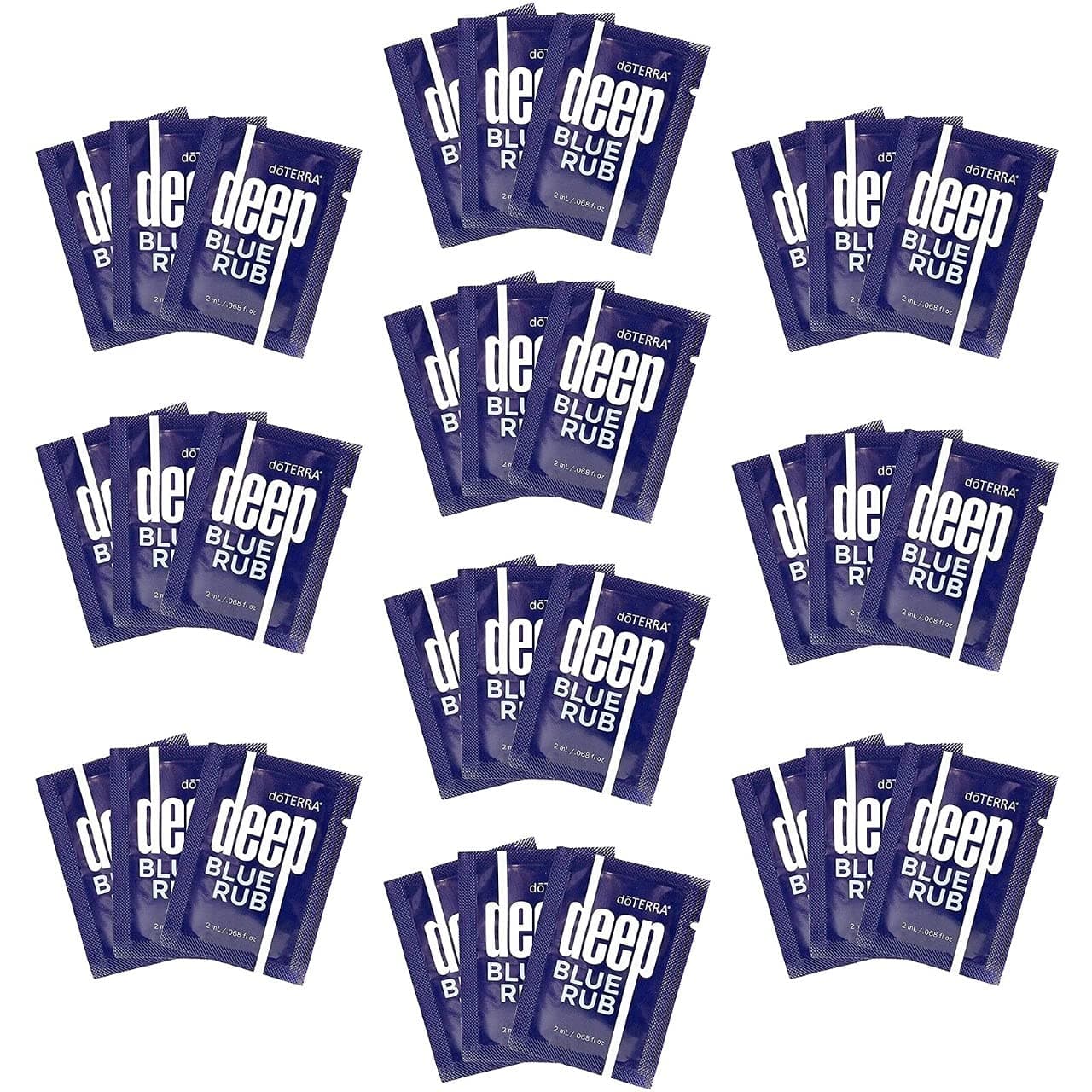 Deep Blue Rub Sample Packets | 2-ml Each | 30-Pack