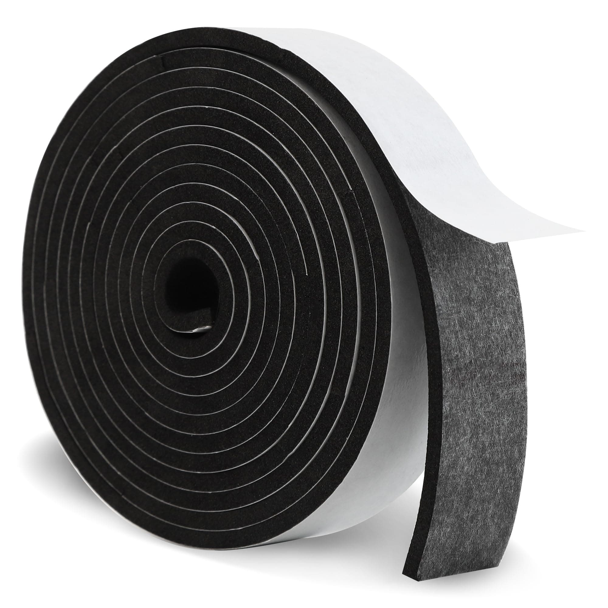 Hat Tape Roll 80" Hats Size Reducer Insert Foam Filler Cap Sizing Tape Self Adhesive for Hard Hat, Graduation Cap, Cowboy, Fedora, Baseball Caps, Pana, Straw, Western (Black)