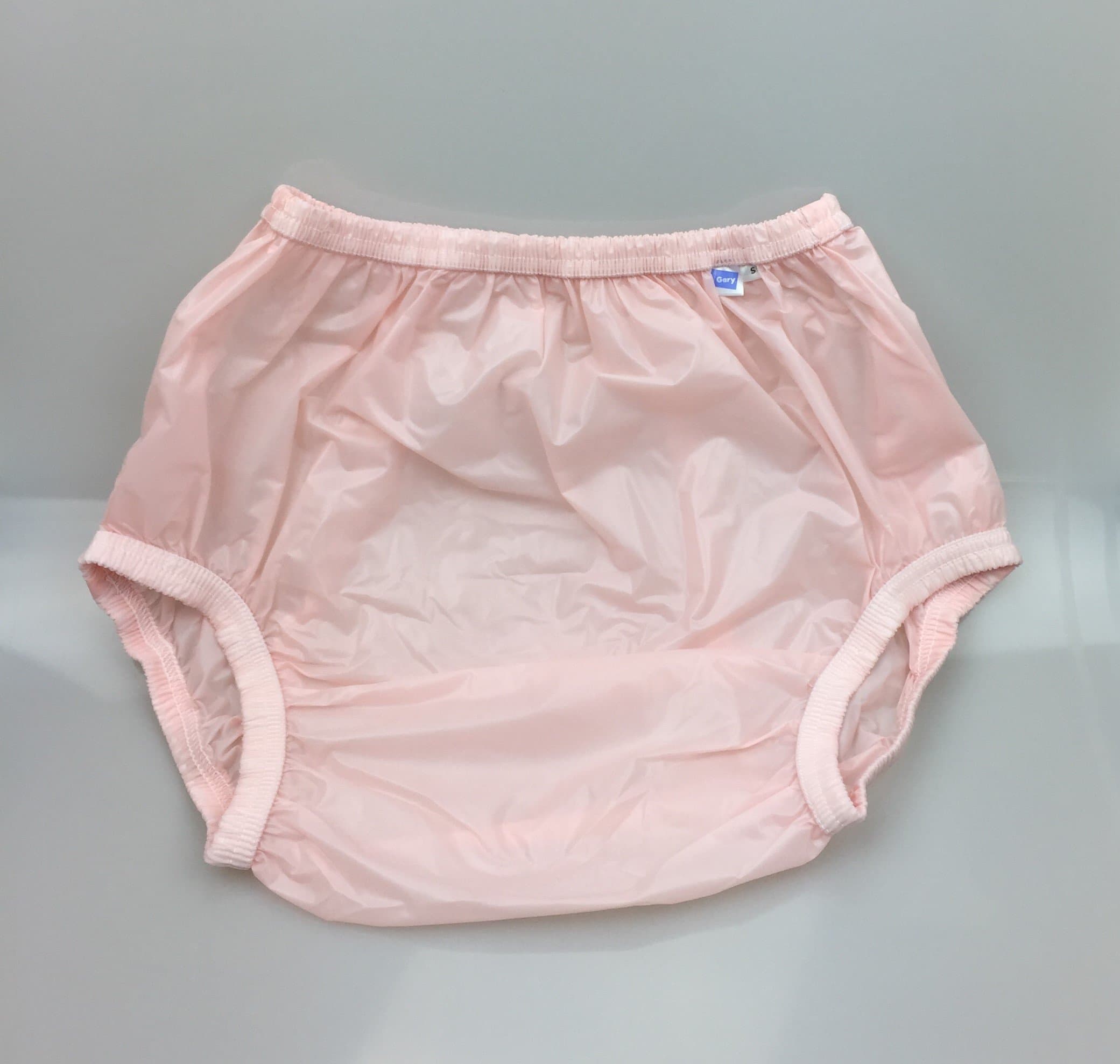 Adult Waterproof Plastic Pants Pastel Pink Medium by Gary