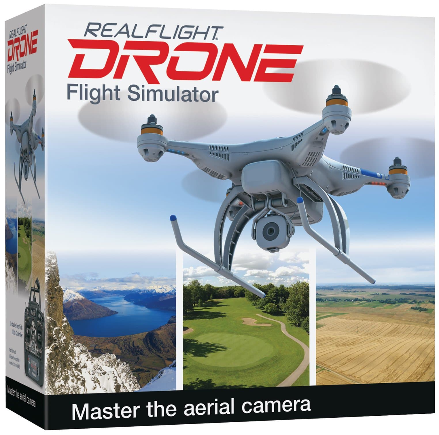 Great Planes RealFlight GPMZ4800 RealFlight Drone with Interlink Elite Mode 2 Edition Toy