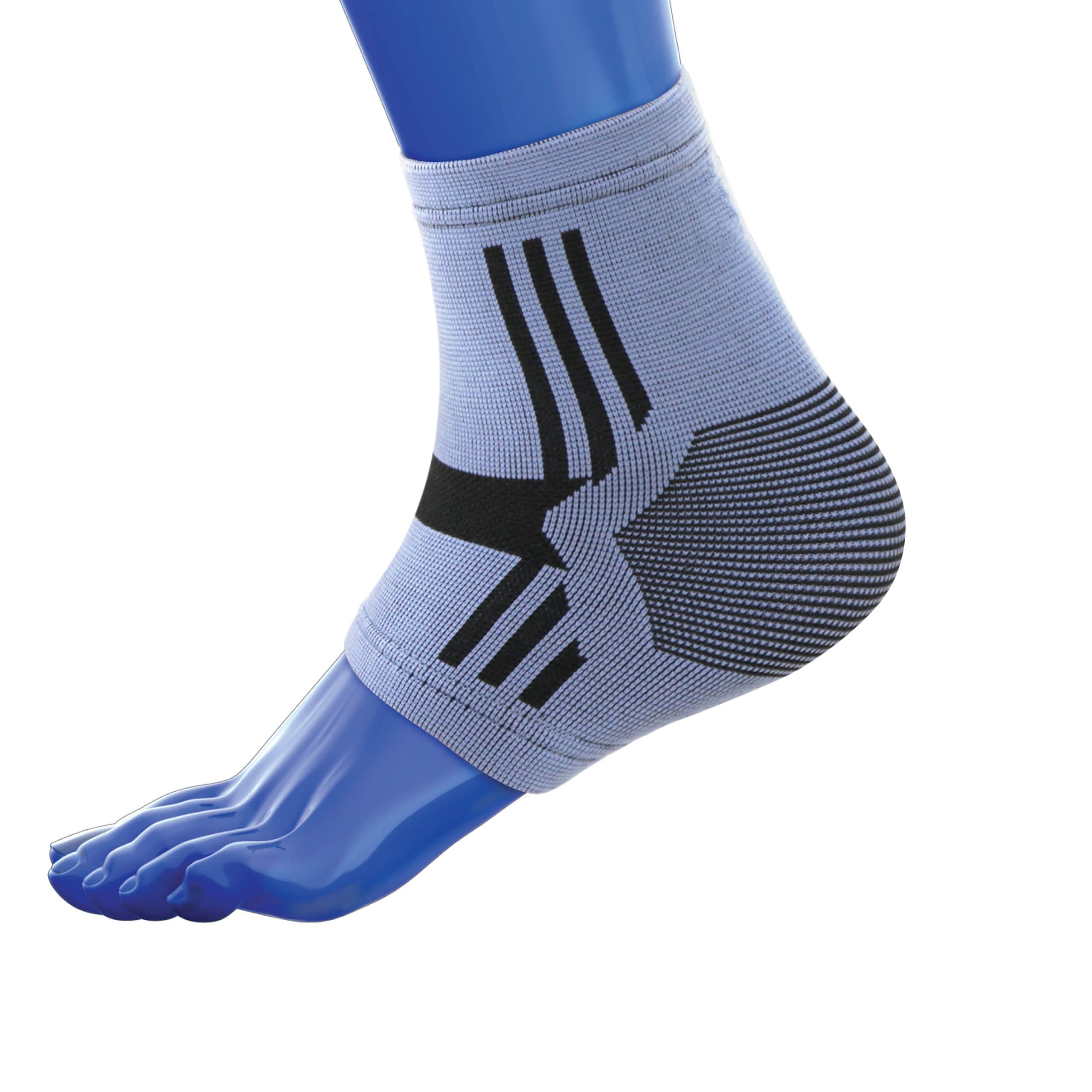KedleyAnkle Support Sleeve | Premium Elasticated Compression Foot Sock | Aiding Rehabilitation, Joint Pain, Sprains, Strains and Arthritis | Protects Against Twisting and Rolling the Ankle (Large)