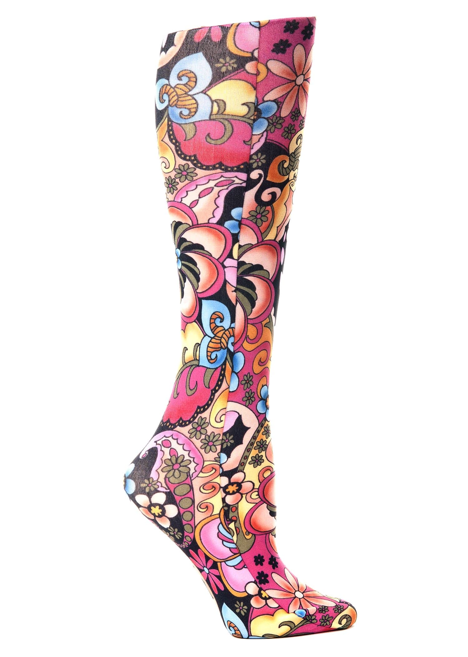 Celeste SteinTherapeutic Compression Socks, Bright Majik, 15-20 mmhg, 1 Pair