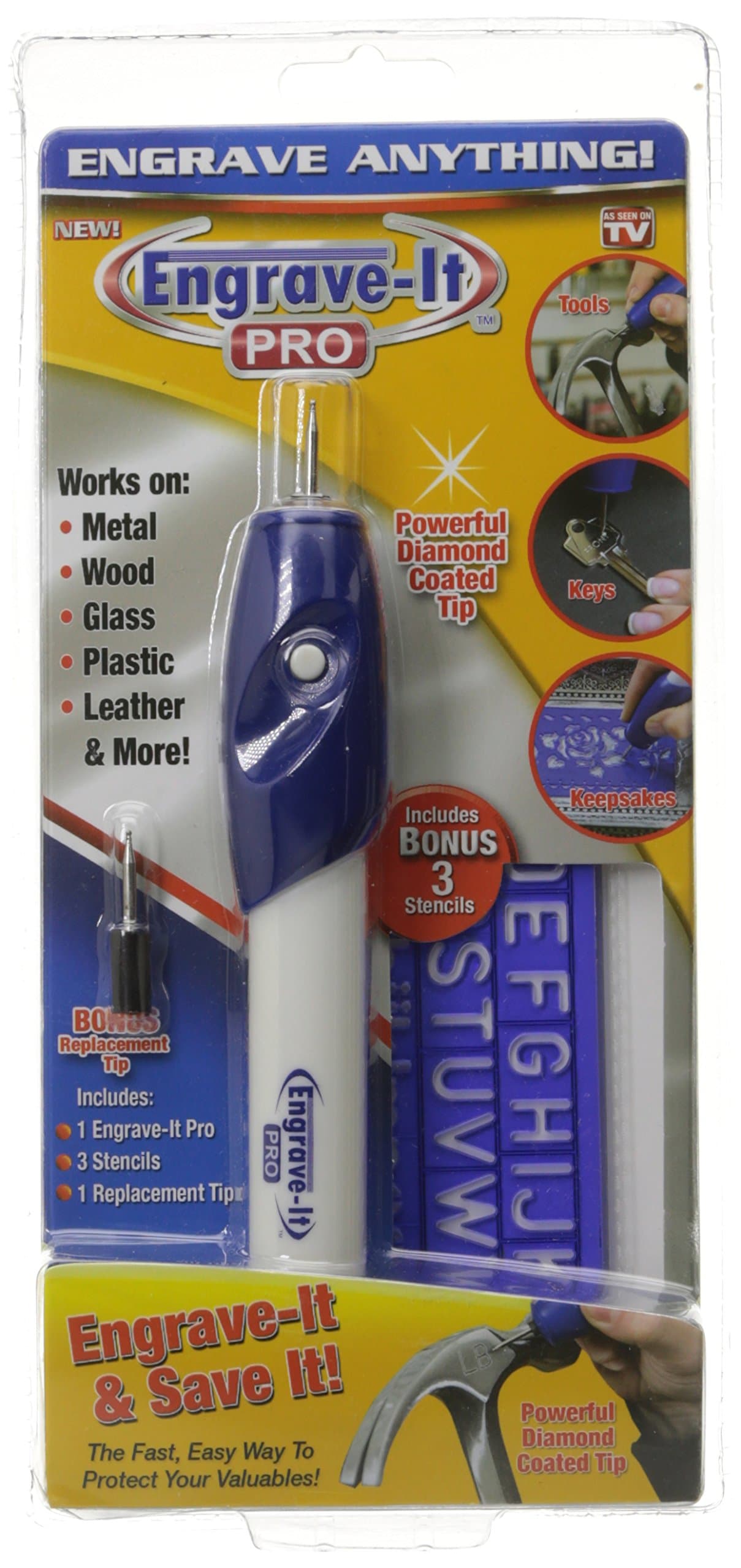 Spark Innovators Engrave it As Seen on TV Engraving Pen Tool