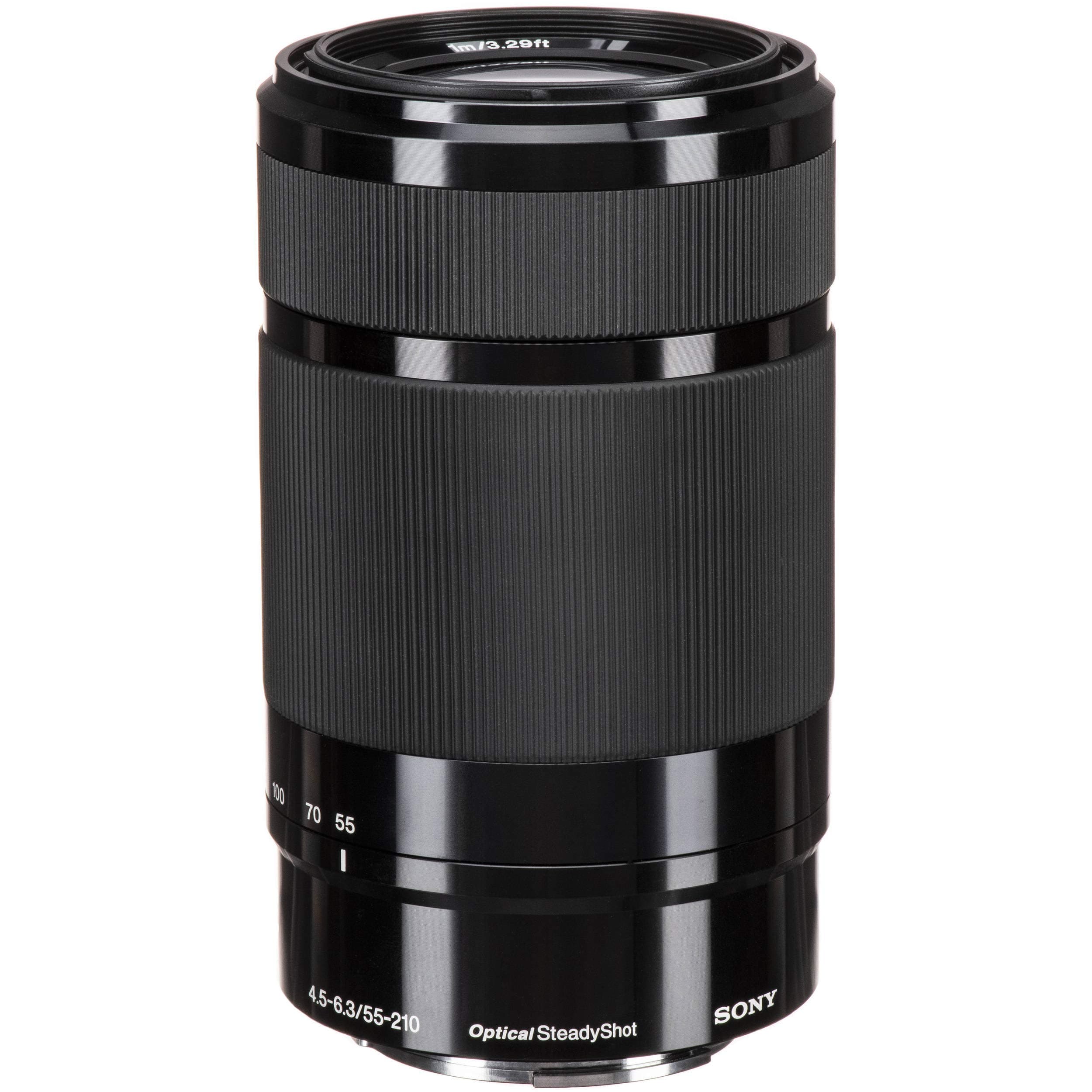E 55-210mm F4.5-6.3 Lens for Sony E-Mount Cameras (Black)