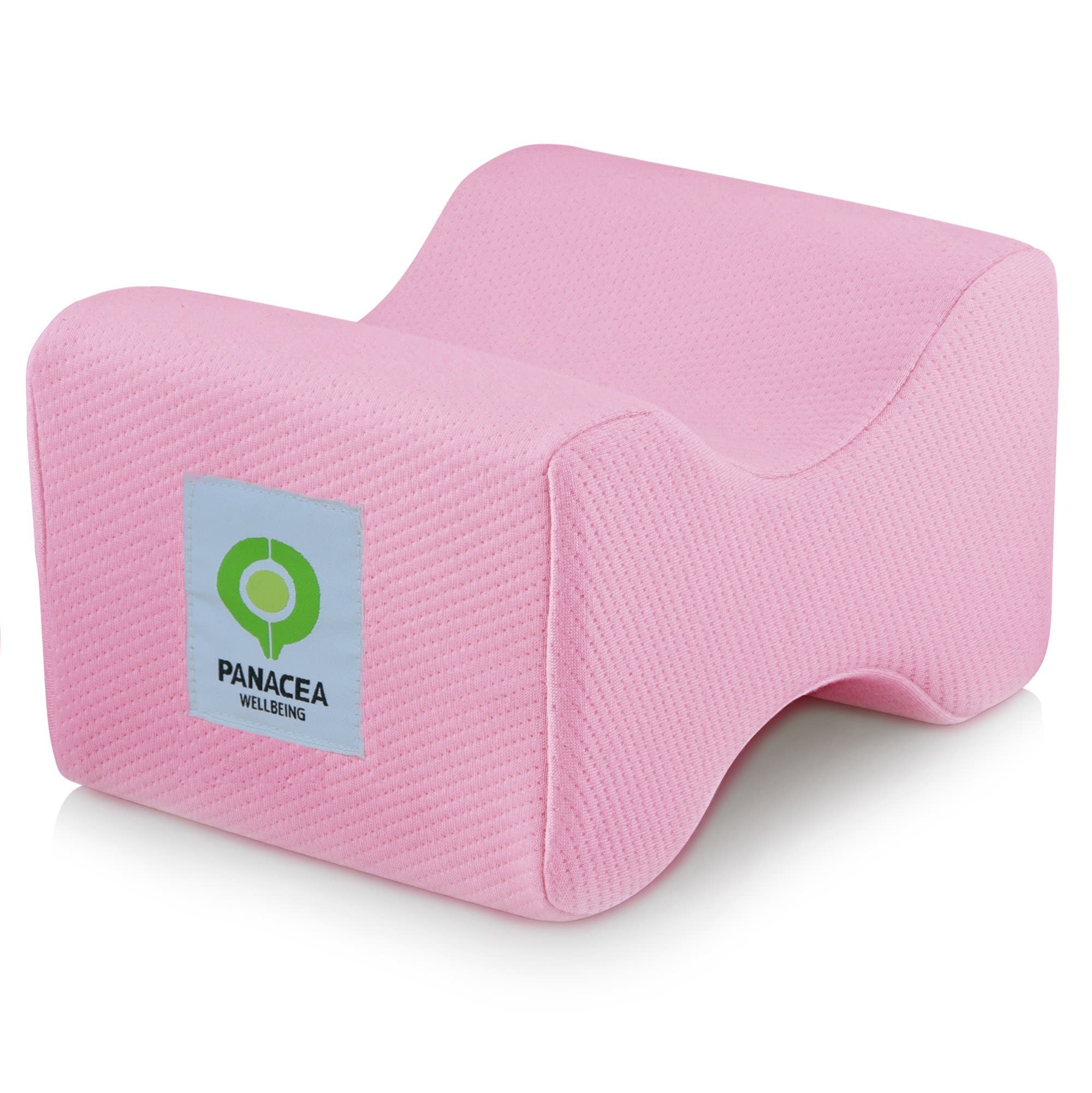 Panacea Wellbeing Memory Foam Knee Pillow with Breathable Oeko-TEX Cover for Side Sleepers | Relieves Sciatic Nerve, Back, Leg, Hip and Ankle Pain