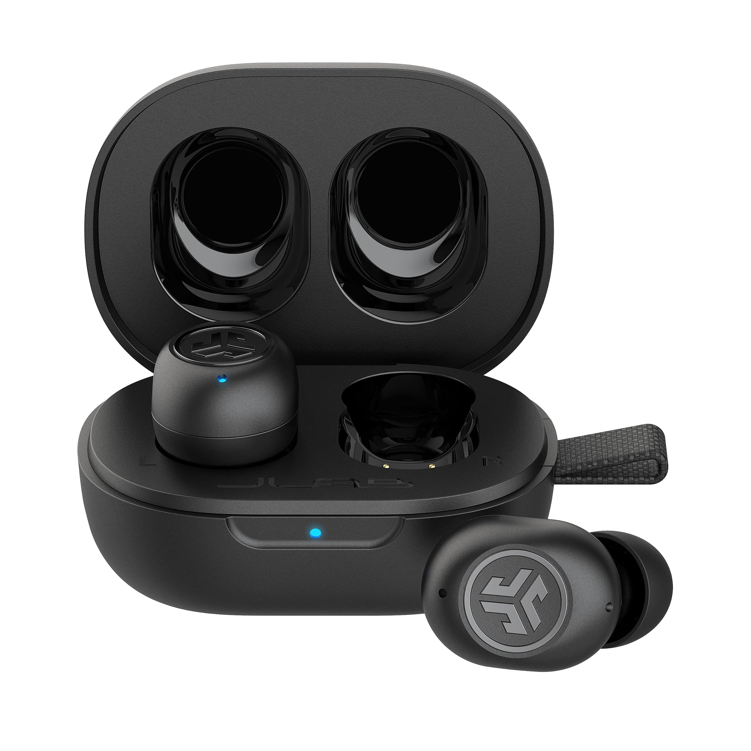 JBuds Mini Wireless Earphones, Comfortable Fit for Small Ears, Excellent Functionality Even in Surprisingly Small Sizes, Comes with a Small Key Ring for Easy Carry/Perfect as a Sleeping Phone, Black