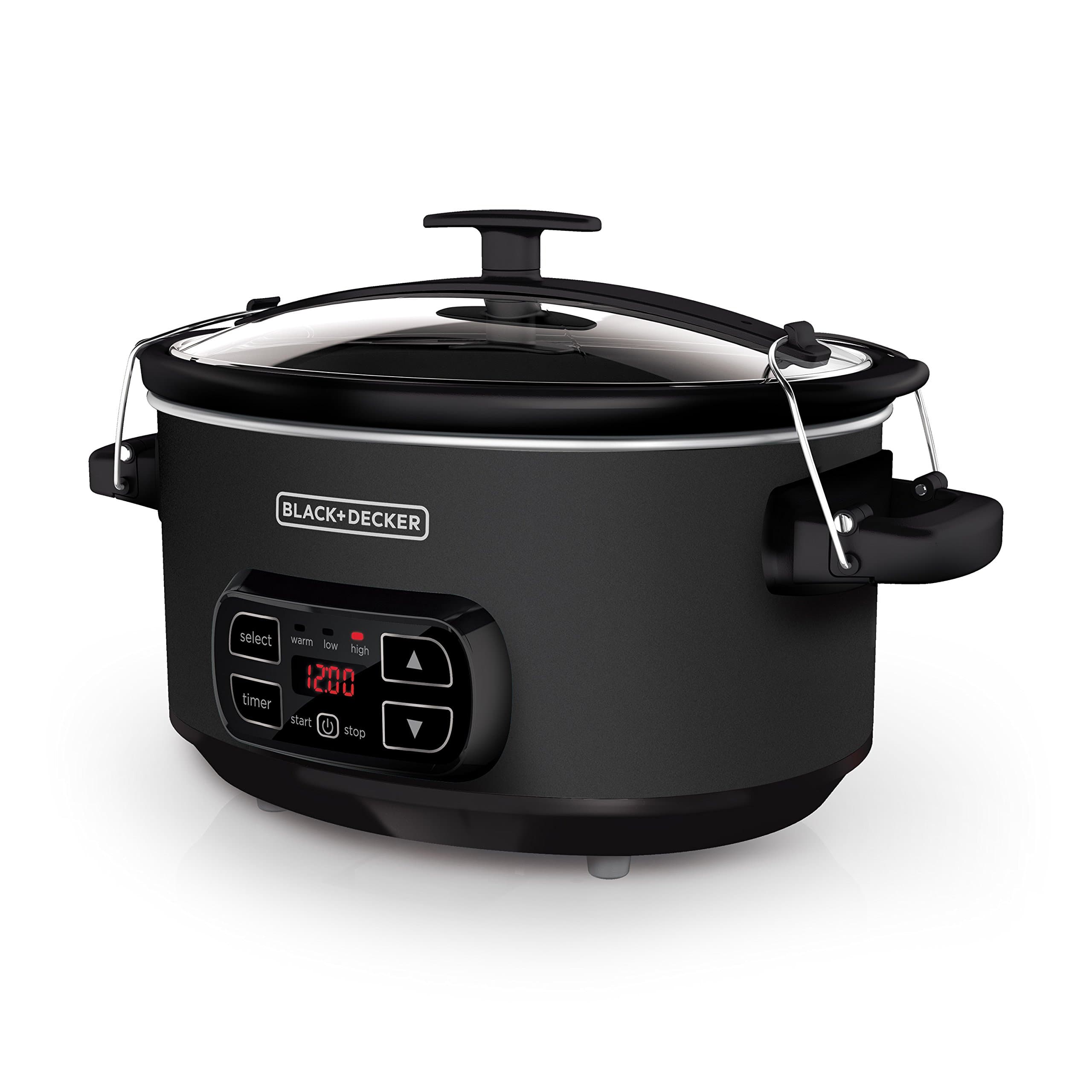 7-Quart Slow Cooker, SCD4007, Chalkboard Exterior, Locking Lid, 3 Heat Settings, Removable Stoneware Crock